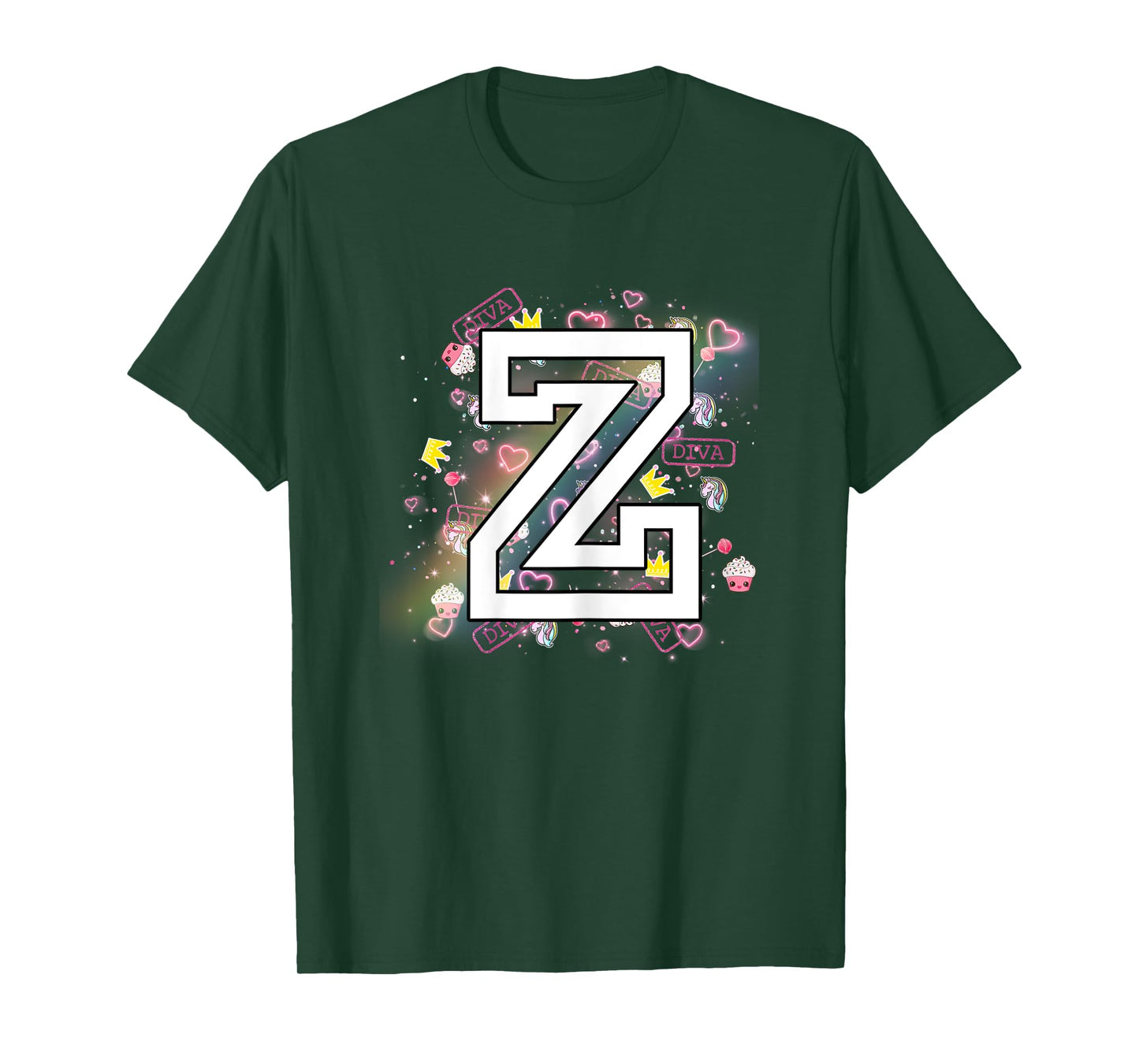 Kids Letter Z Clothing For a Girl Who's Name Starts With Z T-Shirt