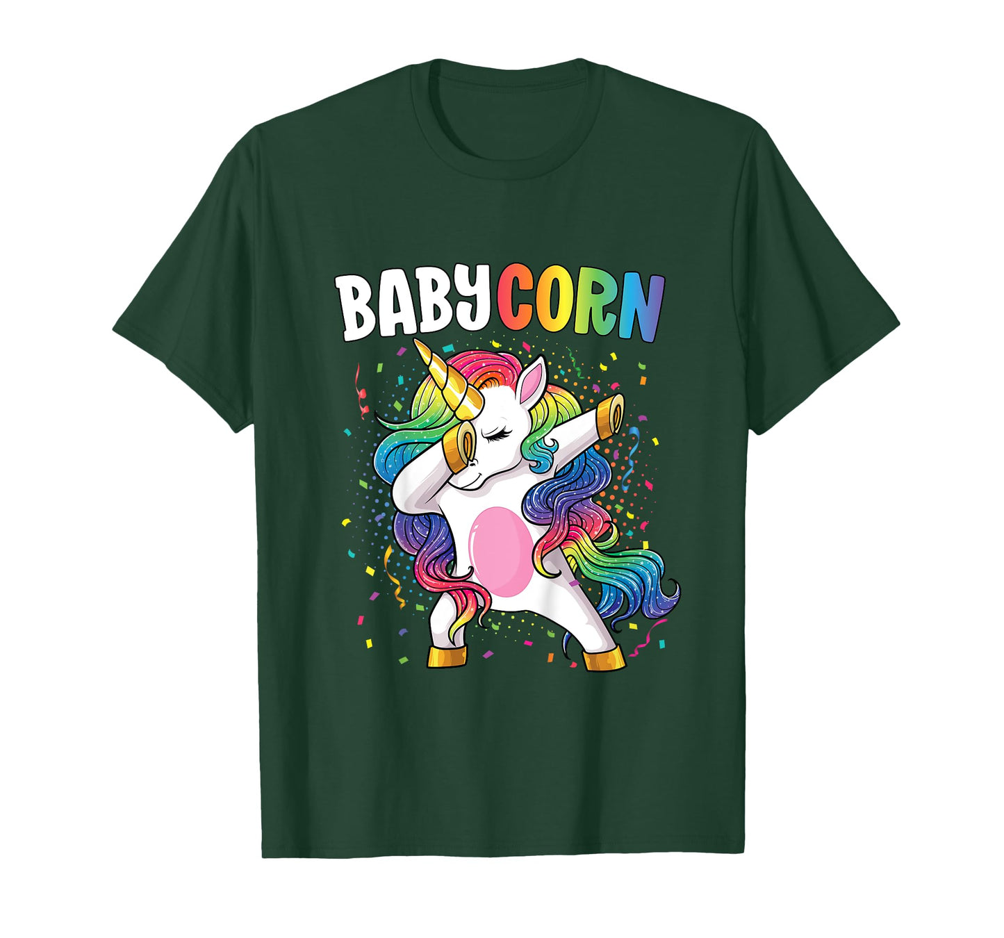 Babycorn Kids Unicorn Birthday Dabbing Unicorn Baby T-Shirt