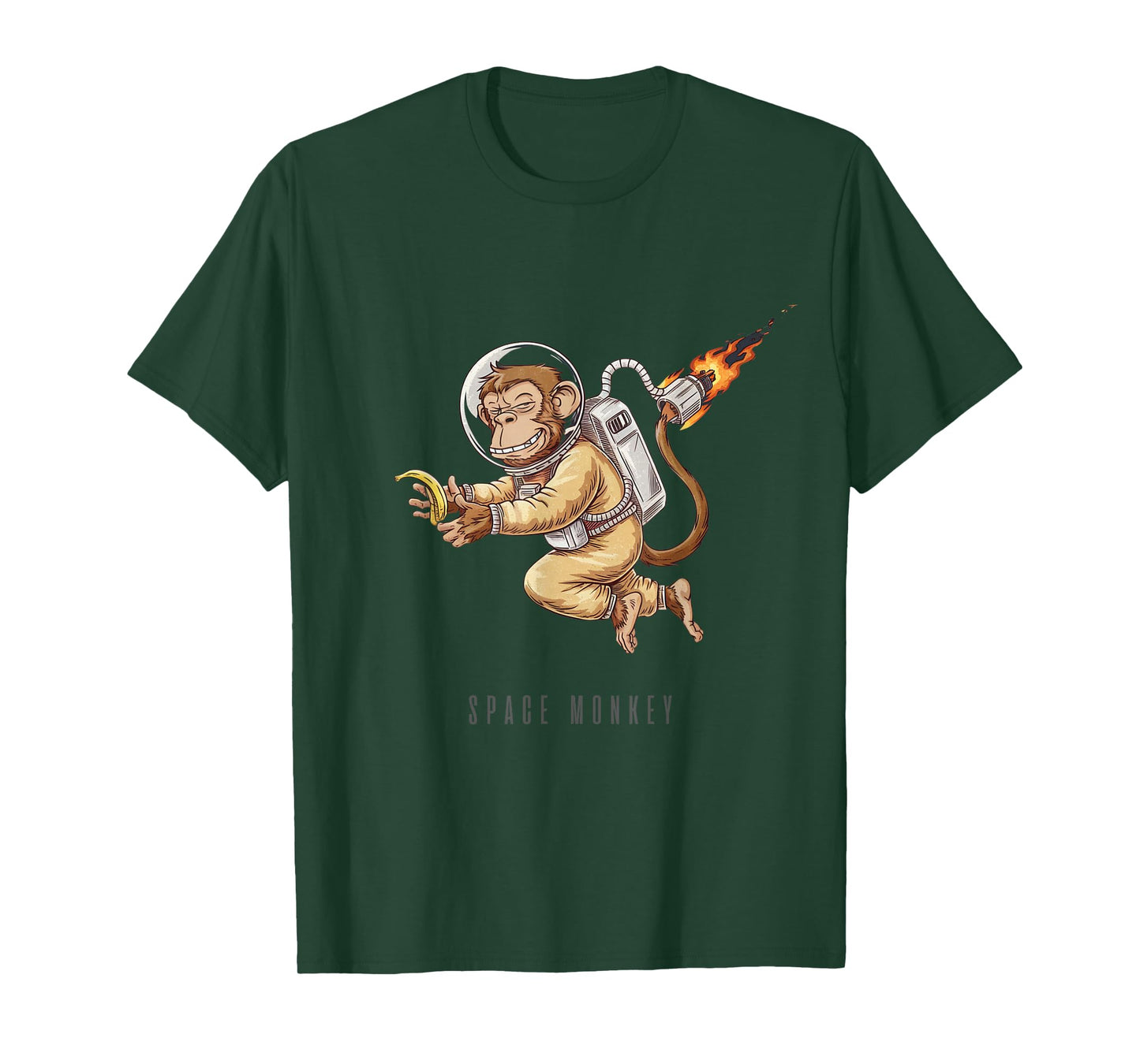 Space Monkey - The Monkey in Space with Banana T-Shirt
