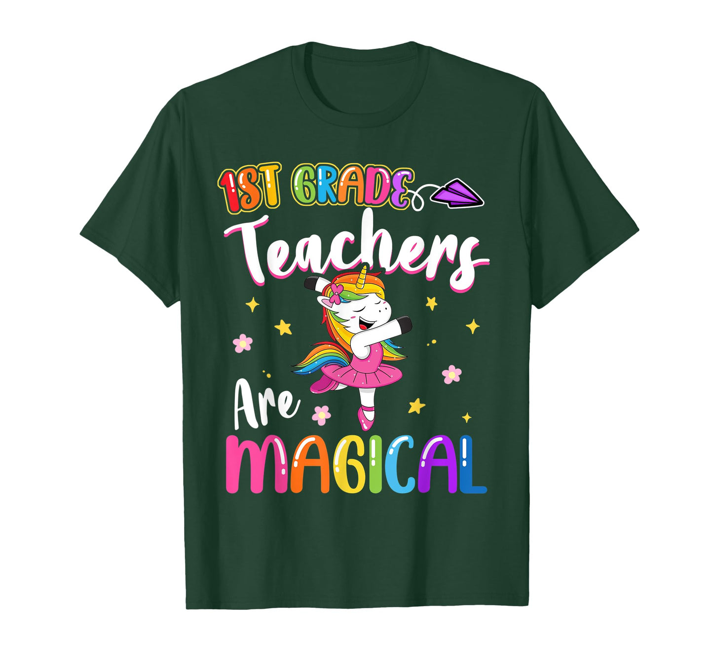 1st Grade Teachers Are Magical First Grade Unicorn Teacher T-Shirt