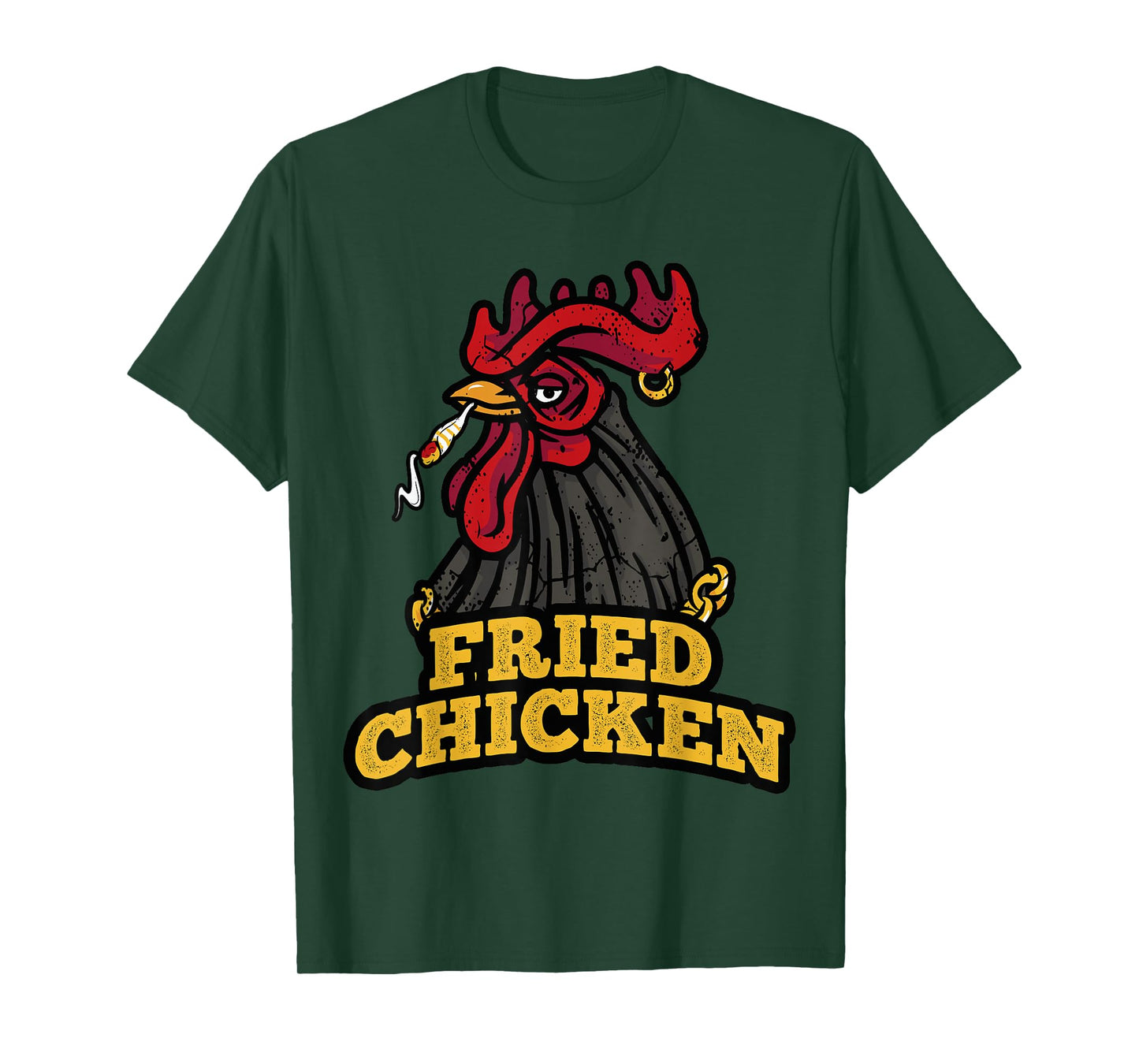 Marijuana Funny Stoner Weed Cannabis - Fried Chicken T-Shirt