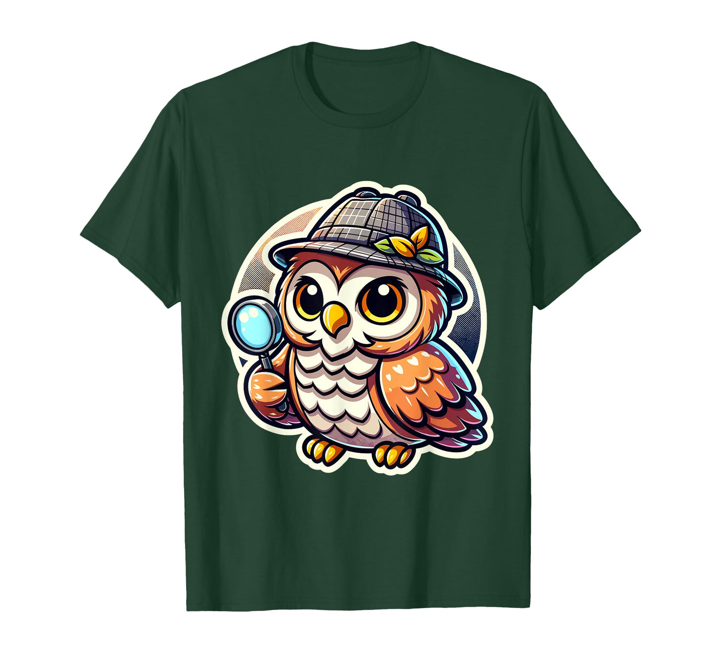 Bird Owl Detective - Detective Wisdom - Detective Bird T-Shirt