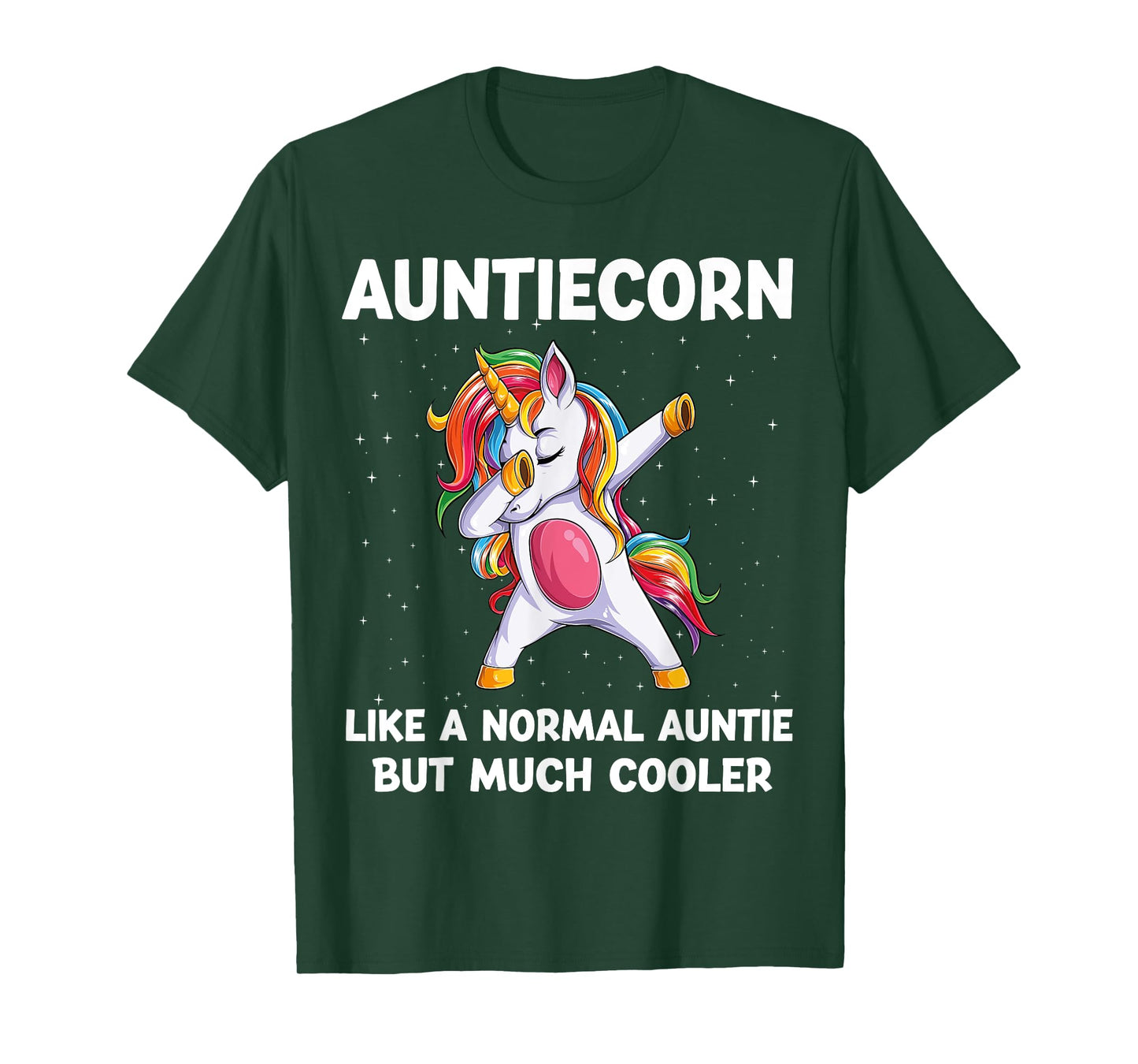 AuntieCorn Auntie Unicorn Birthday Family Matching Bday T-Shirt