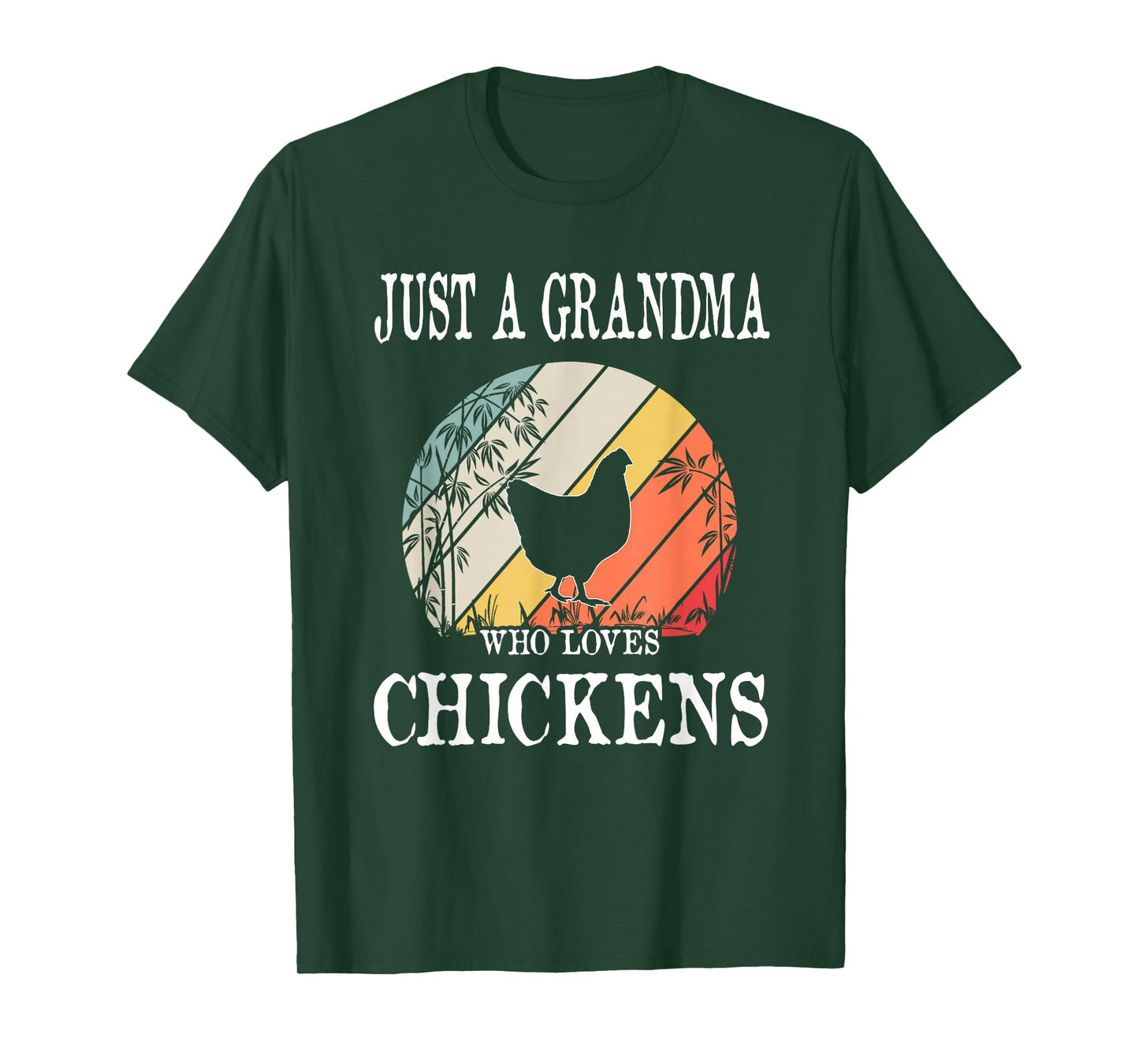 Just A Grandma Who Loves Chickens T-Shirt