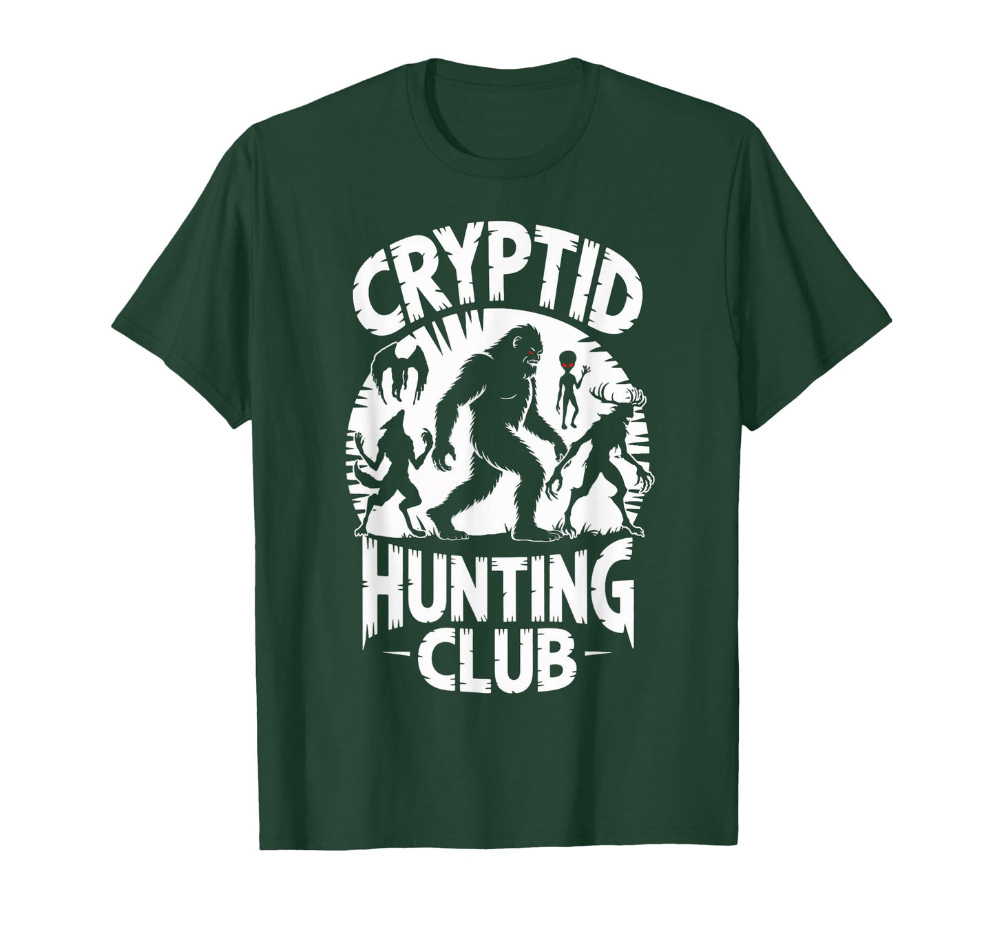 Cryptid Hunting Club Mothman Cryptozoology Folklore Cryptid T-Shirt
