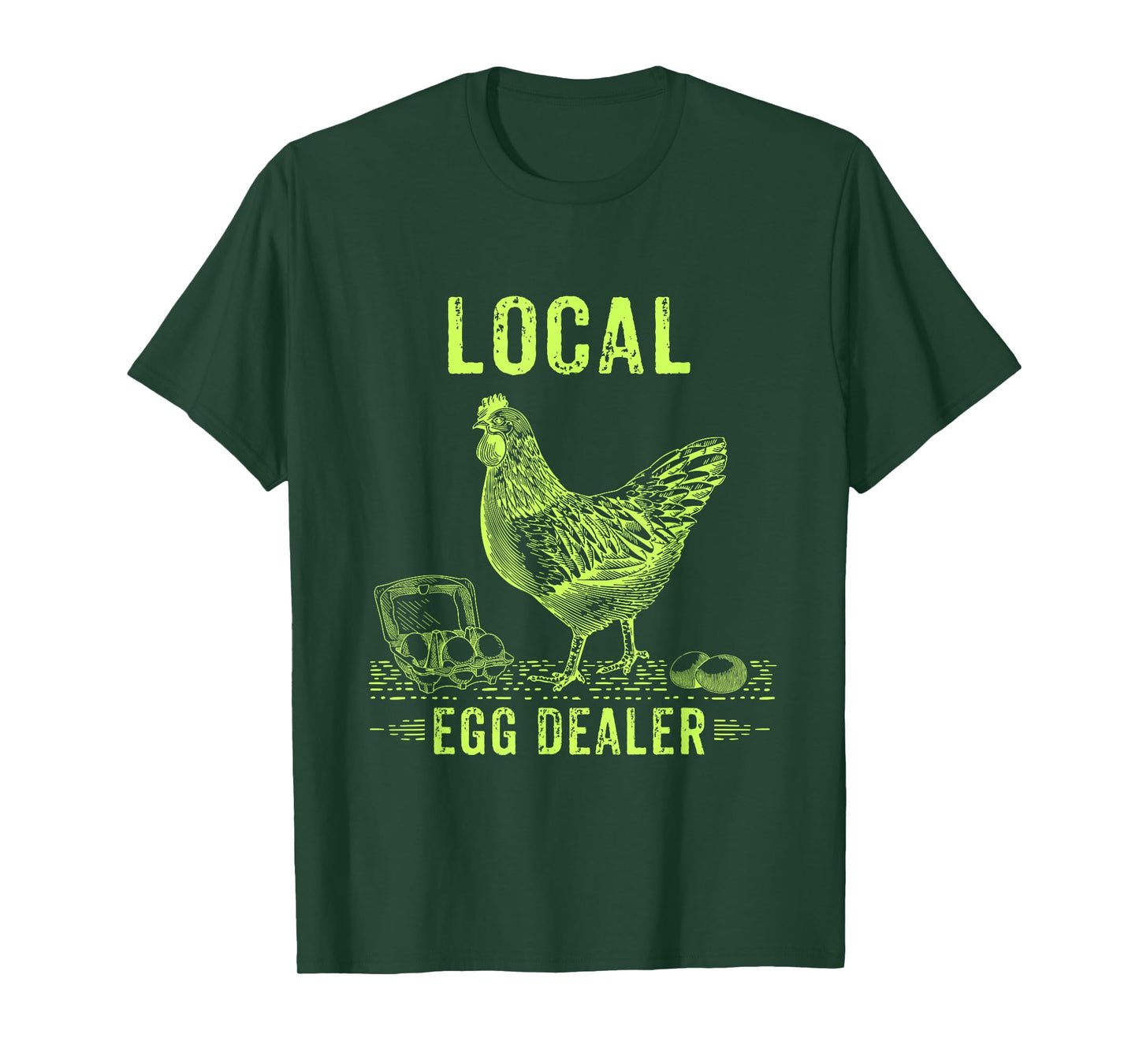 Support Local Egg Dealer Chicken Sustainable Farming T-Shirt