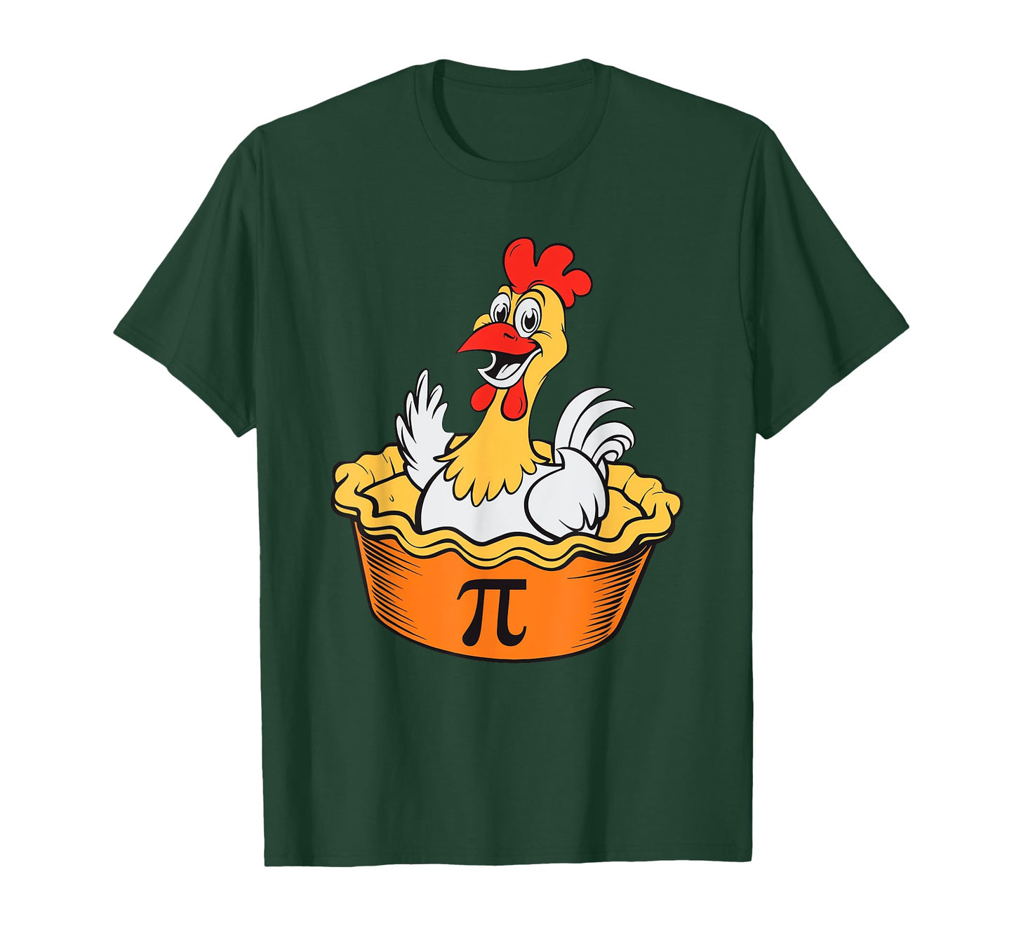 Funny Chicken Pot Pi Day Pie Math Lover Geek Gift 3.14 T-Shirt