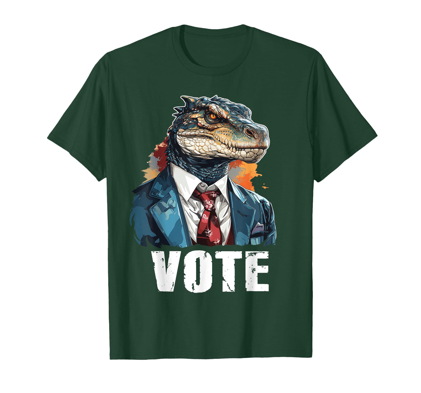 Vote - Funny Reptilian For President Election Voting Lizard T-Shirt
