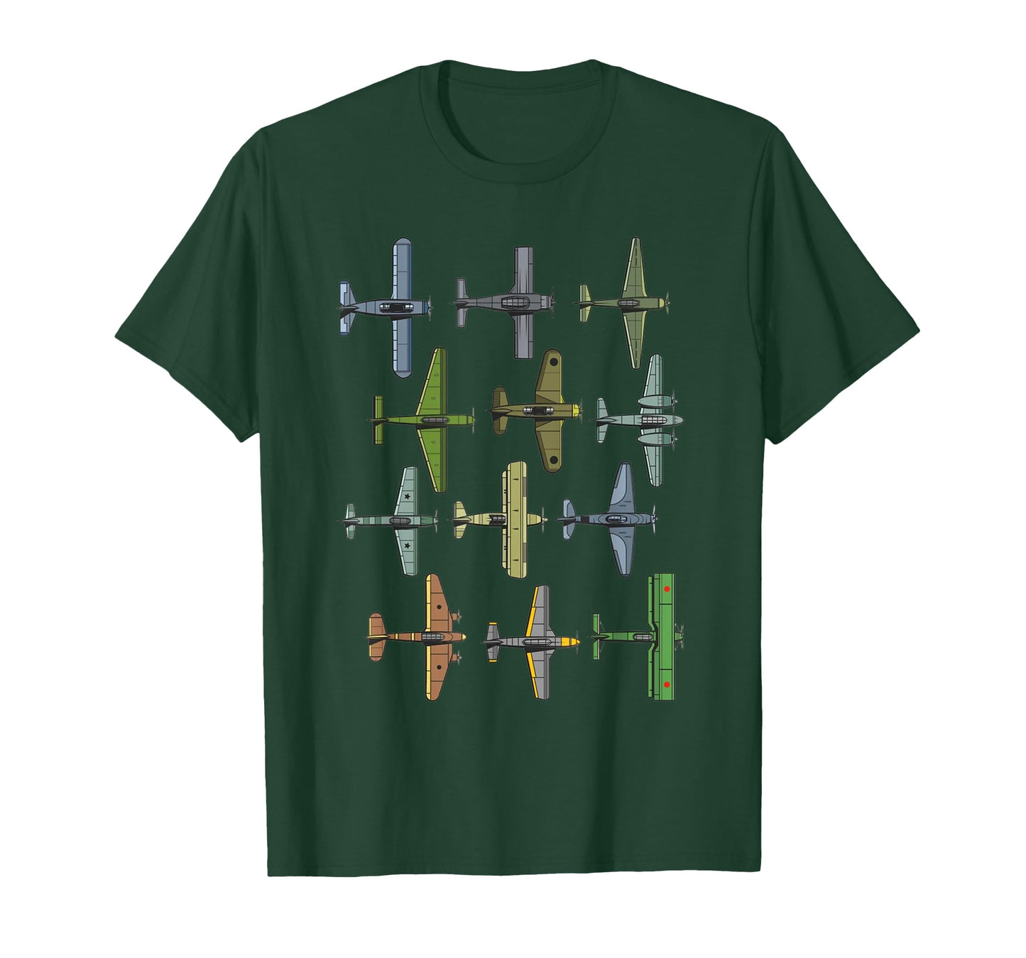 WW2 Planes Warbirds Warplanes T-Shirt