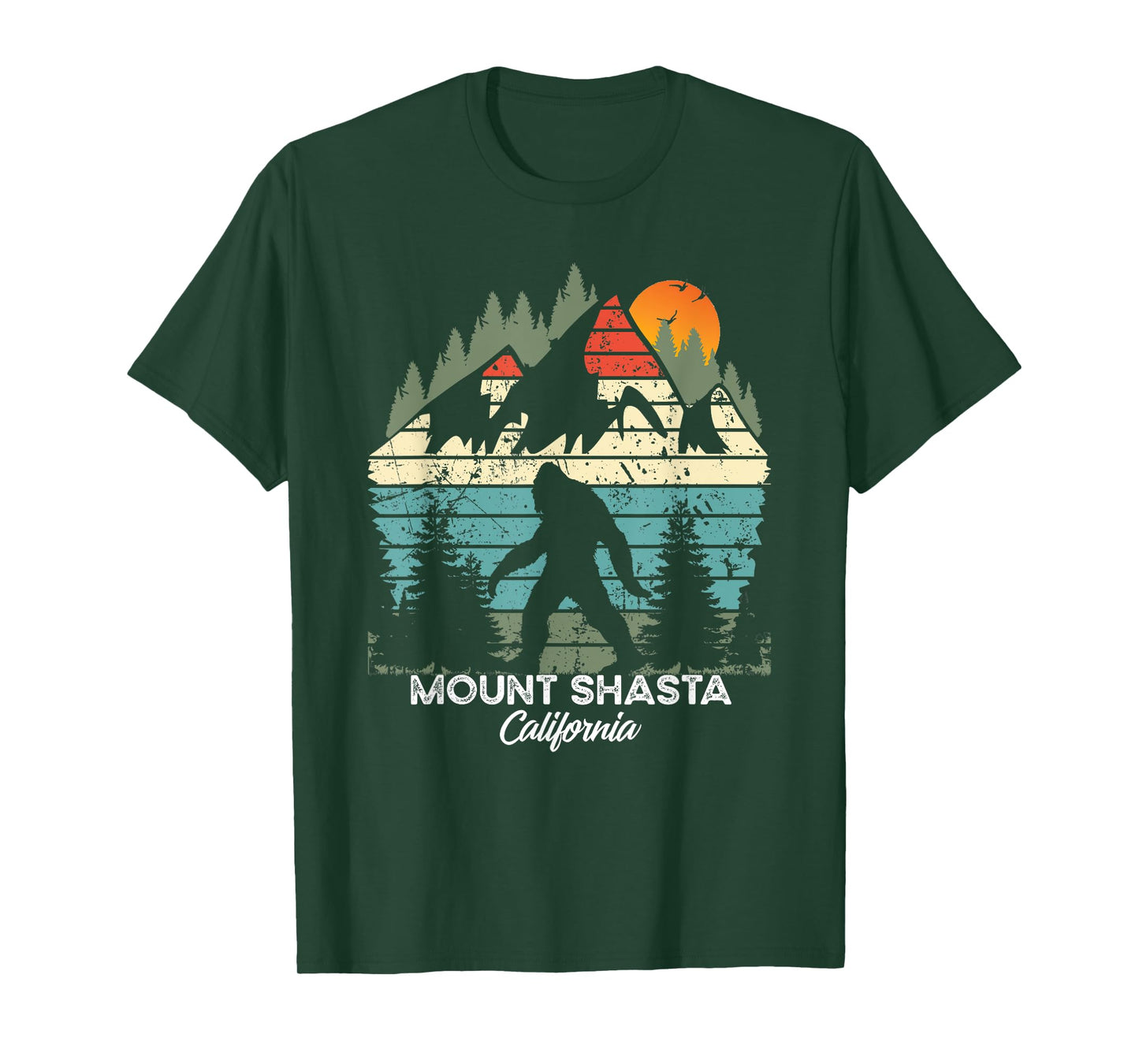 Vintage Mount Shasta California National Park Retro 80's T-Shirt