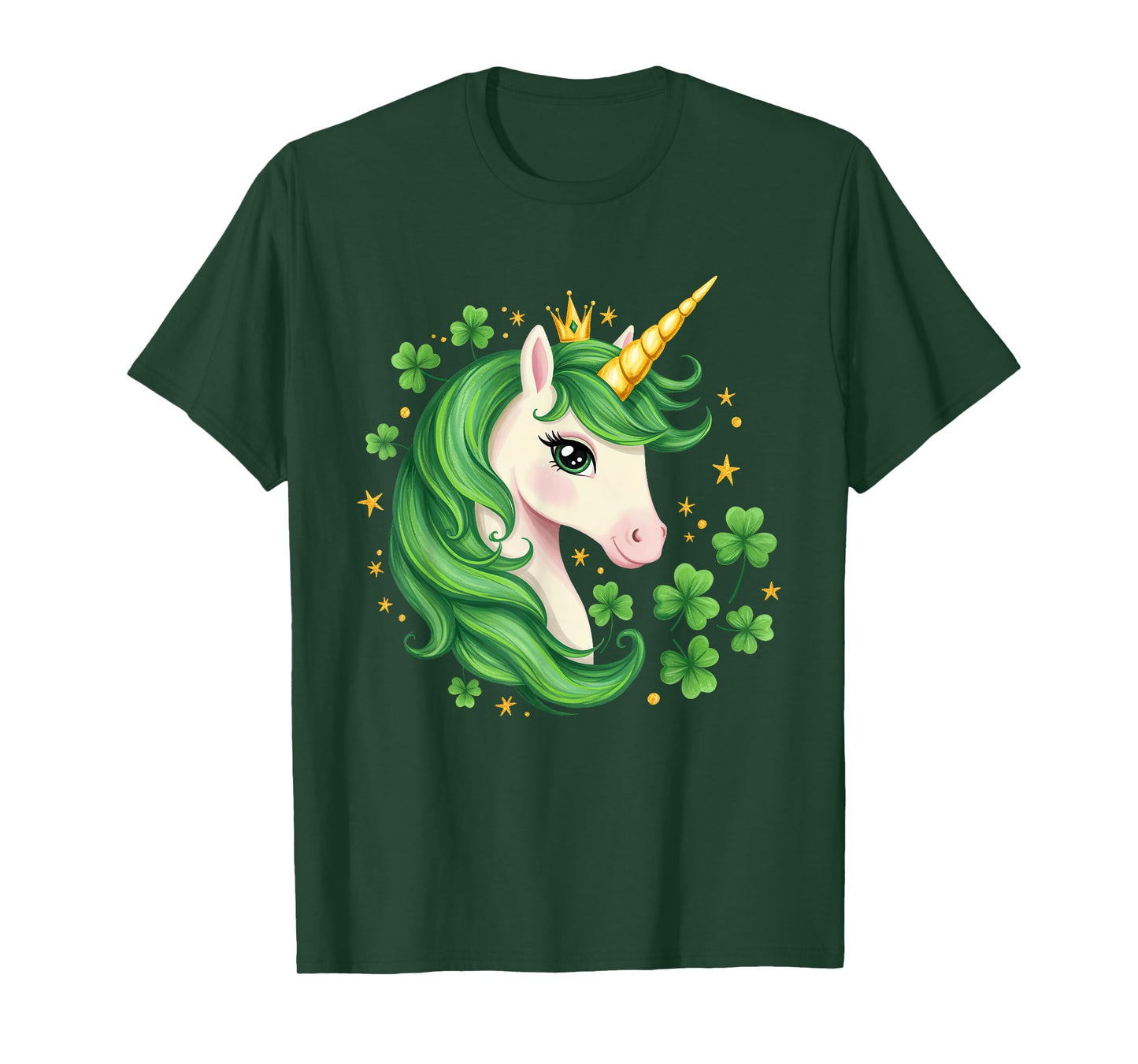 Cute Unicorn Lepricorn Toddler Girls St Patricks Day T-Shirt