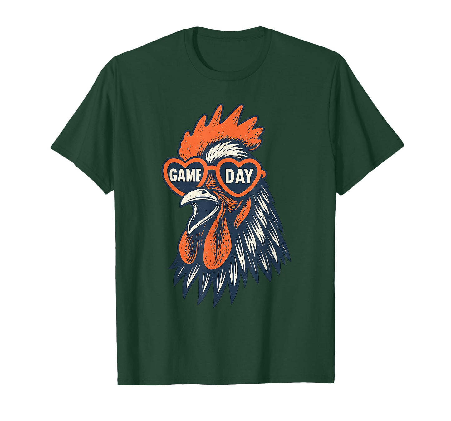 Funny Rooster Game Day Sport Fans Gift for Men Women Boy Kid T-Shirt