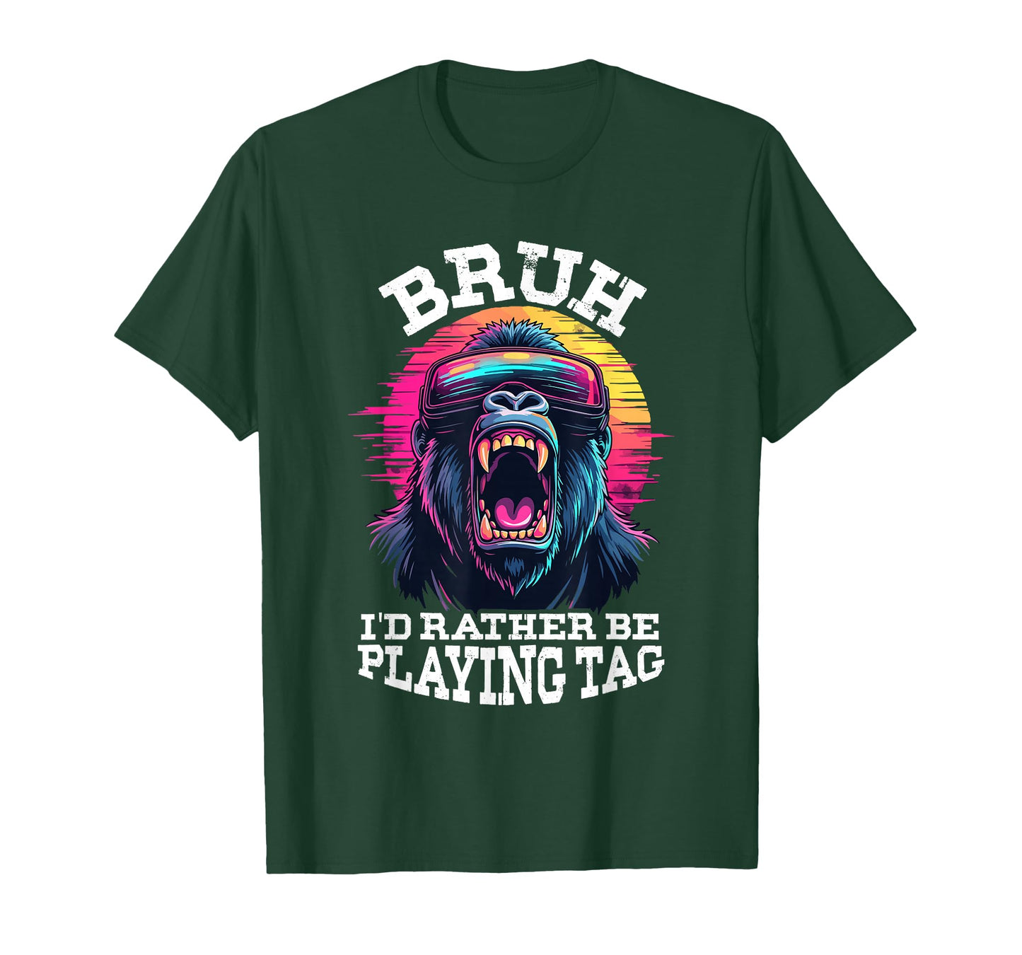 Bruh I'd Rather Be Playing Boys Birthday Gaming T-Shirt