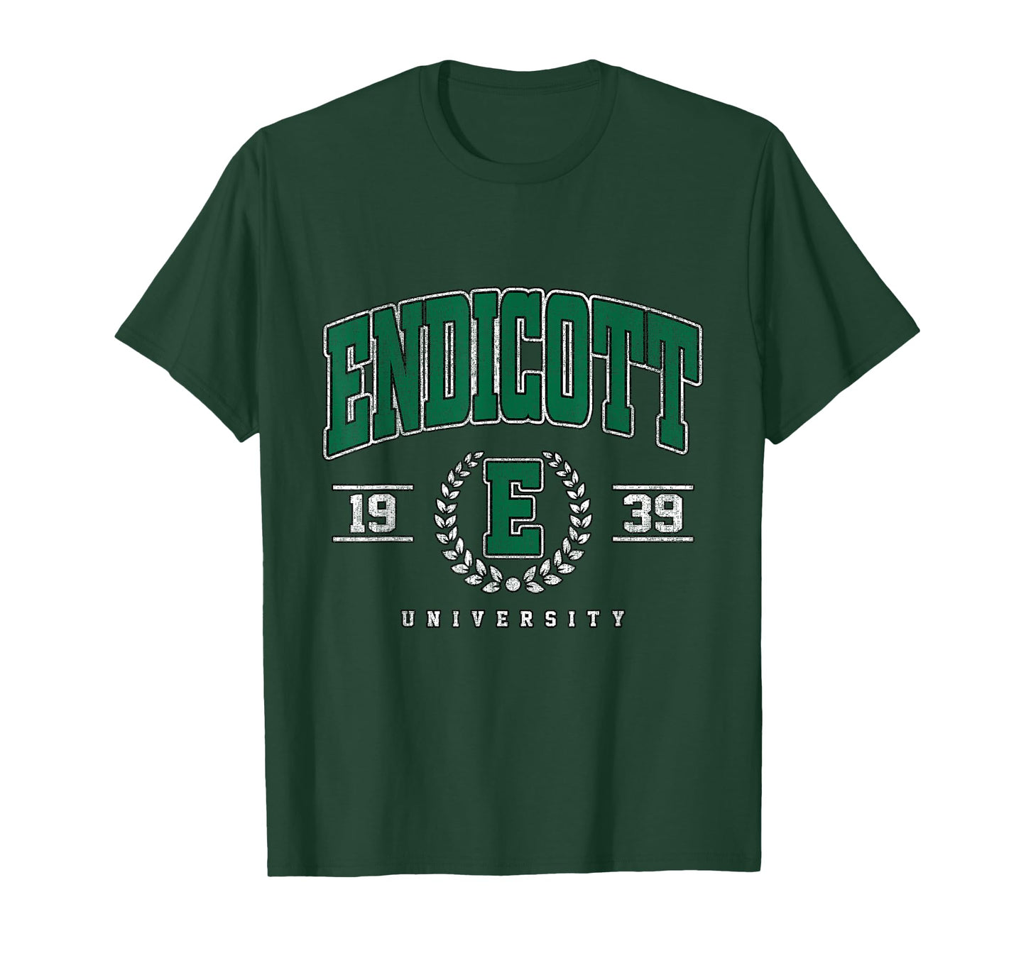 Endicott of Technology Arch Retro for Men Women T-Shirt