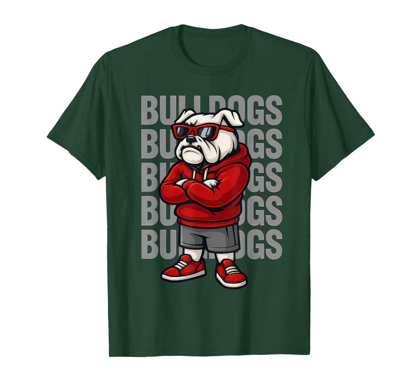 Retro Bulldogs Gift for Men Women Boys Girls Kids T-Shirt