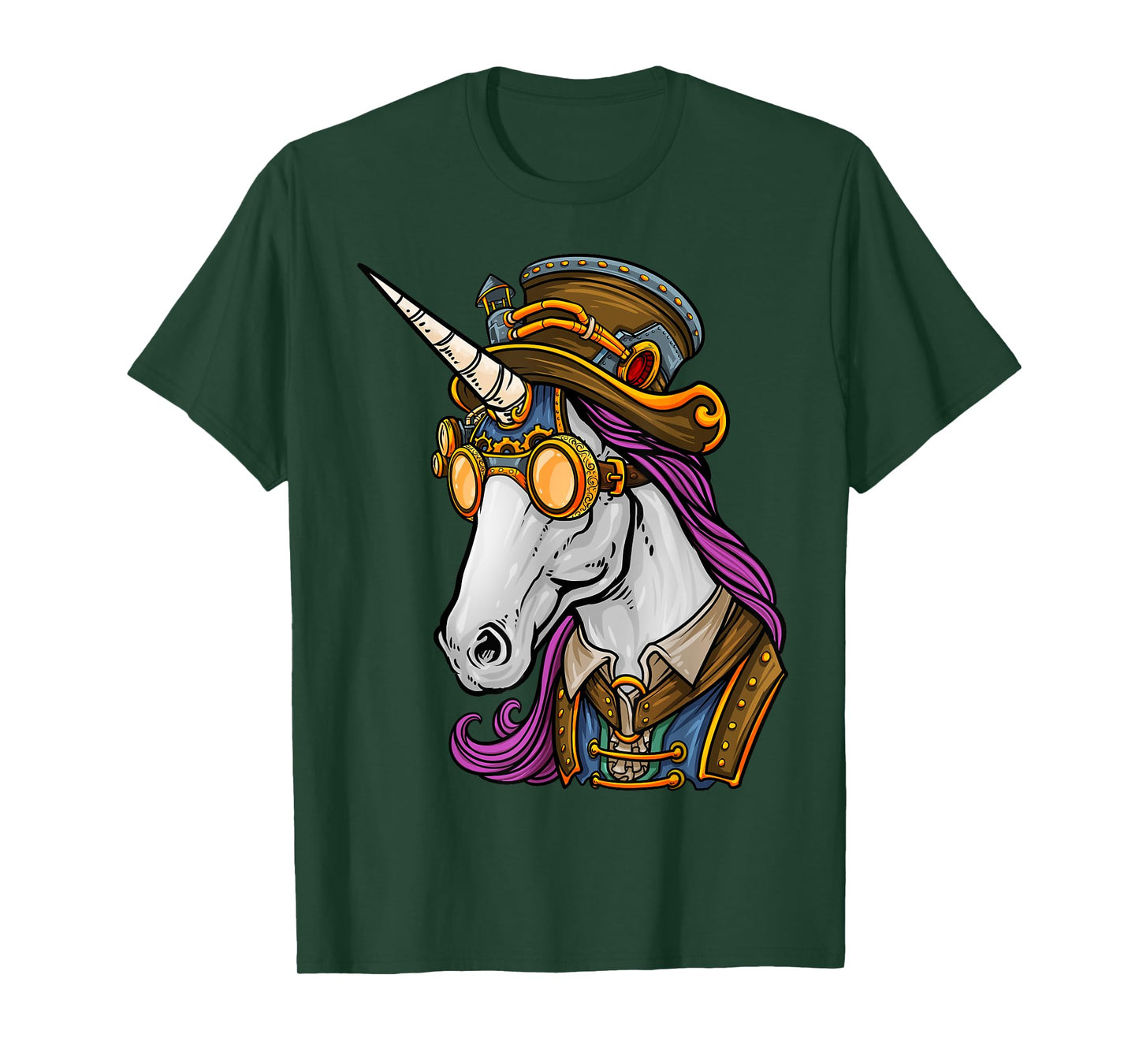 Steampunk Gothic Unicorn Mechanical Animal Unicorn Lover T-Shirt