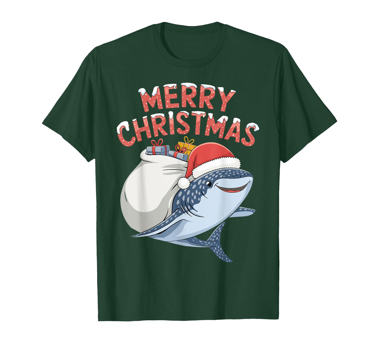 Merry Christmas Whale Shark T-Shirt