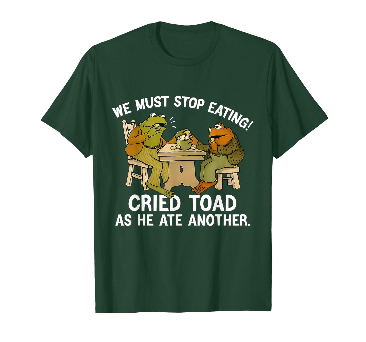 We Must Tee Stop Eating Toad As He Ate Another Frog Men Toad T-Shirt