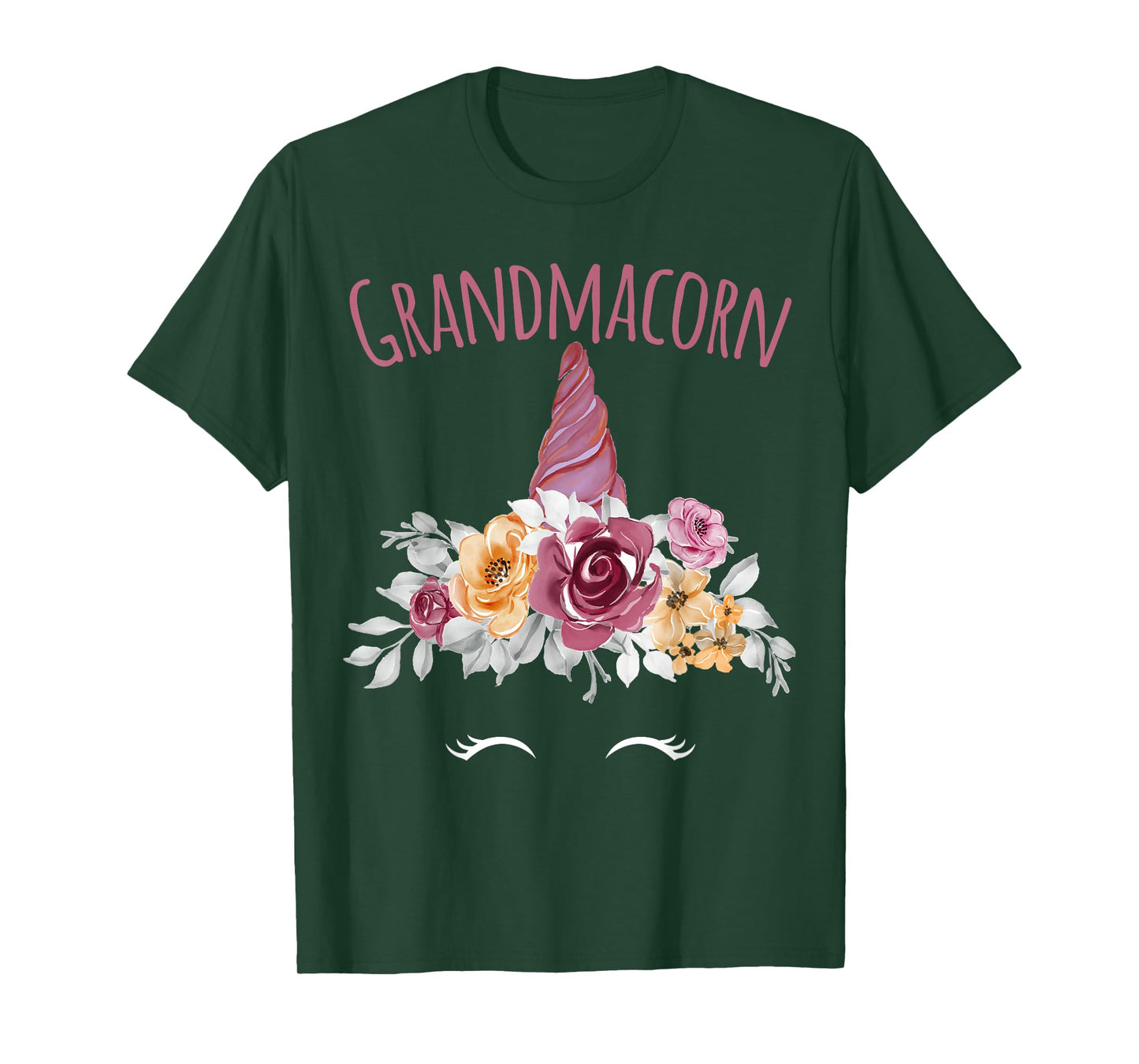 Grandmacorn Unicorn Grandma T-Shirt