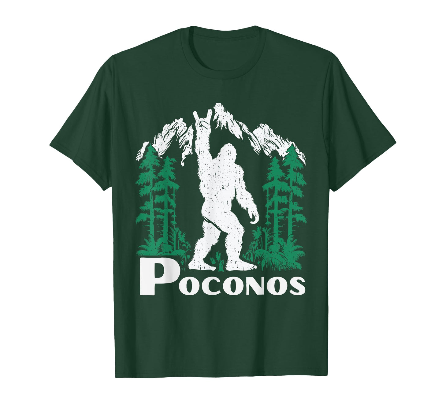 Poconos Bigfoot, Pocono Mountains, Poconos T-Shirt
