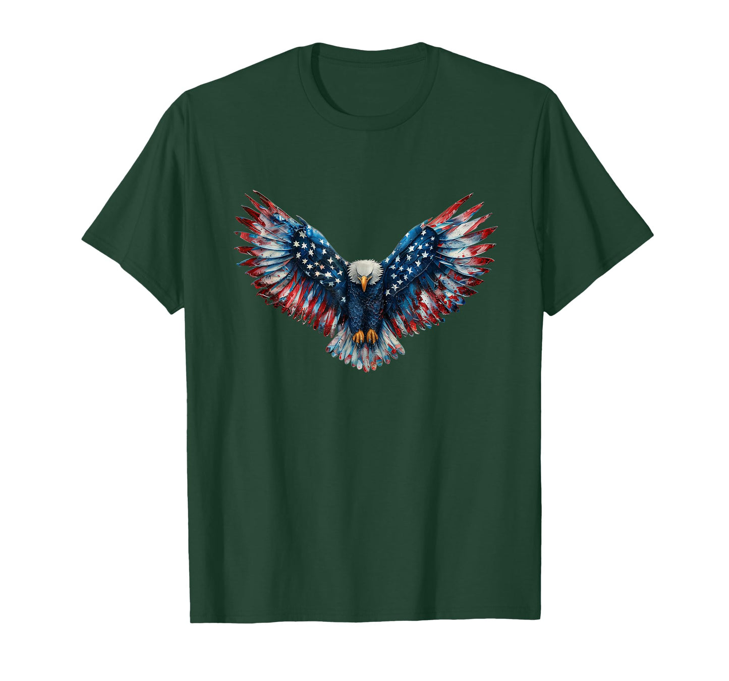 Patriotic American Design Bald Eagle Flag Love America USA T-Shirt