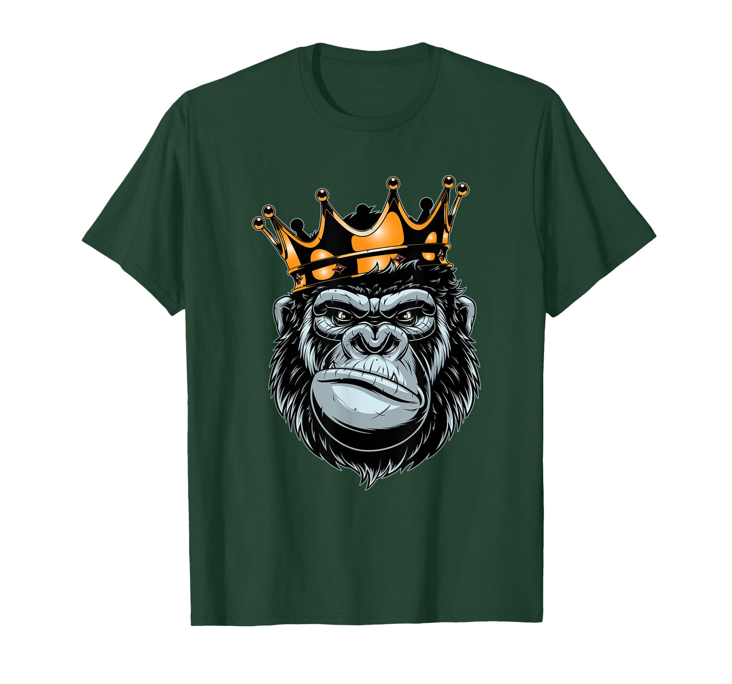 Gorilla King T-shirt, Alpha T-shirt, Funny Ape, Wildlife T-Shirt
