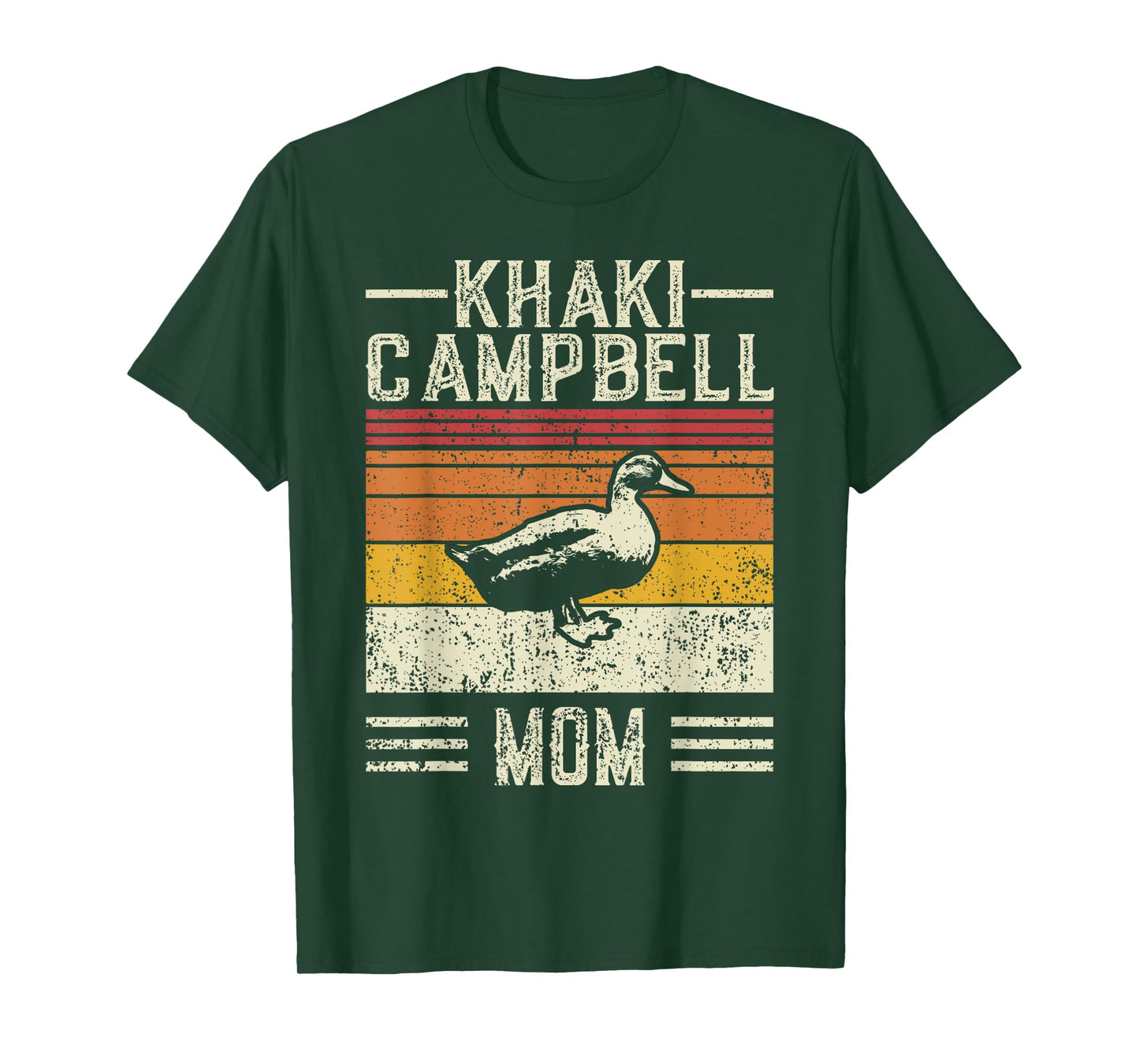 Best Duck Mom Women - Vintage Khaki Campbell T-Shirt