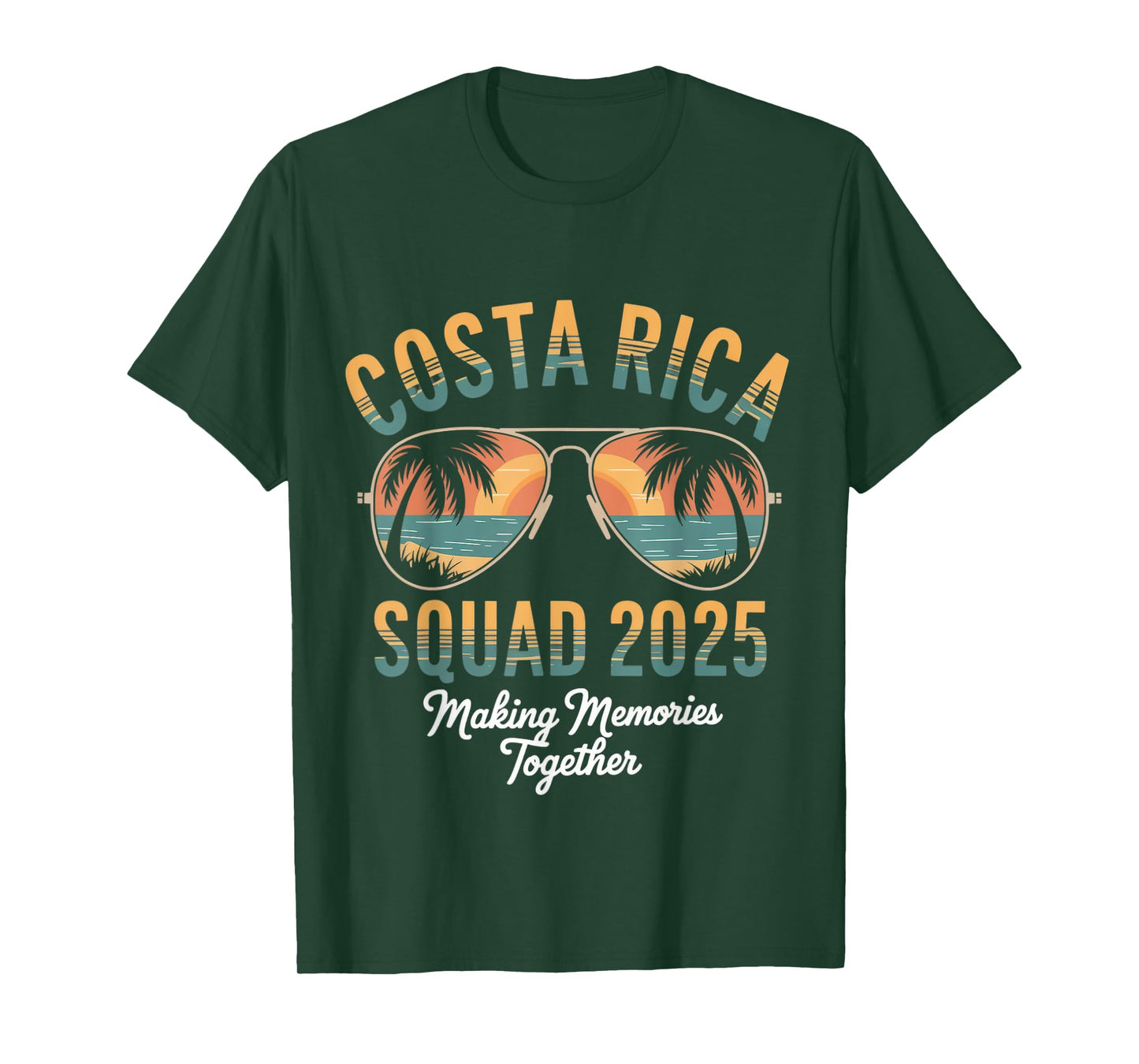Costa Rica Squad 2025 Vacation Tropical Pura Vida Costa Rica T-Shirt