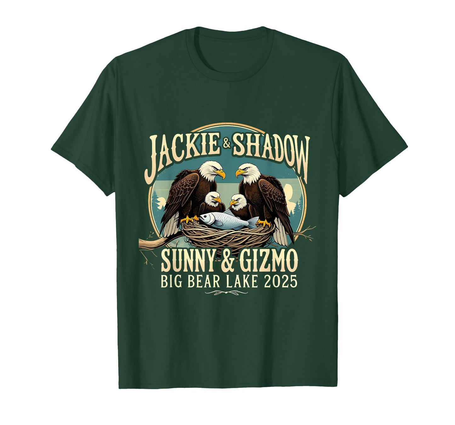 Jackie Shadow Big Bear Lake 2025 Eagle Nest Art T-Shirt