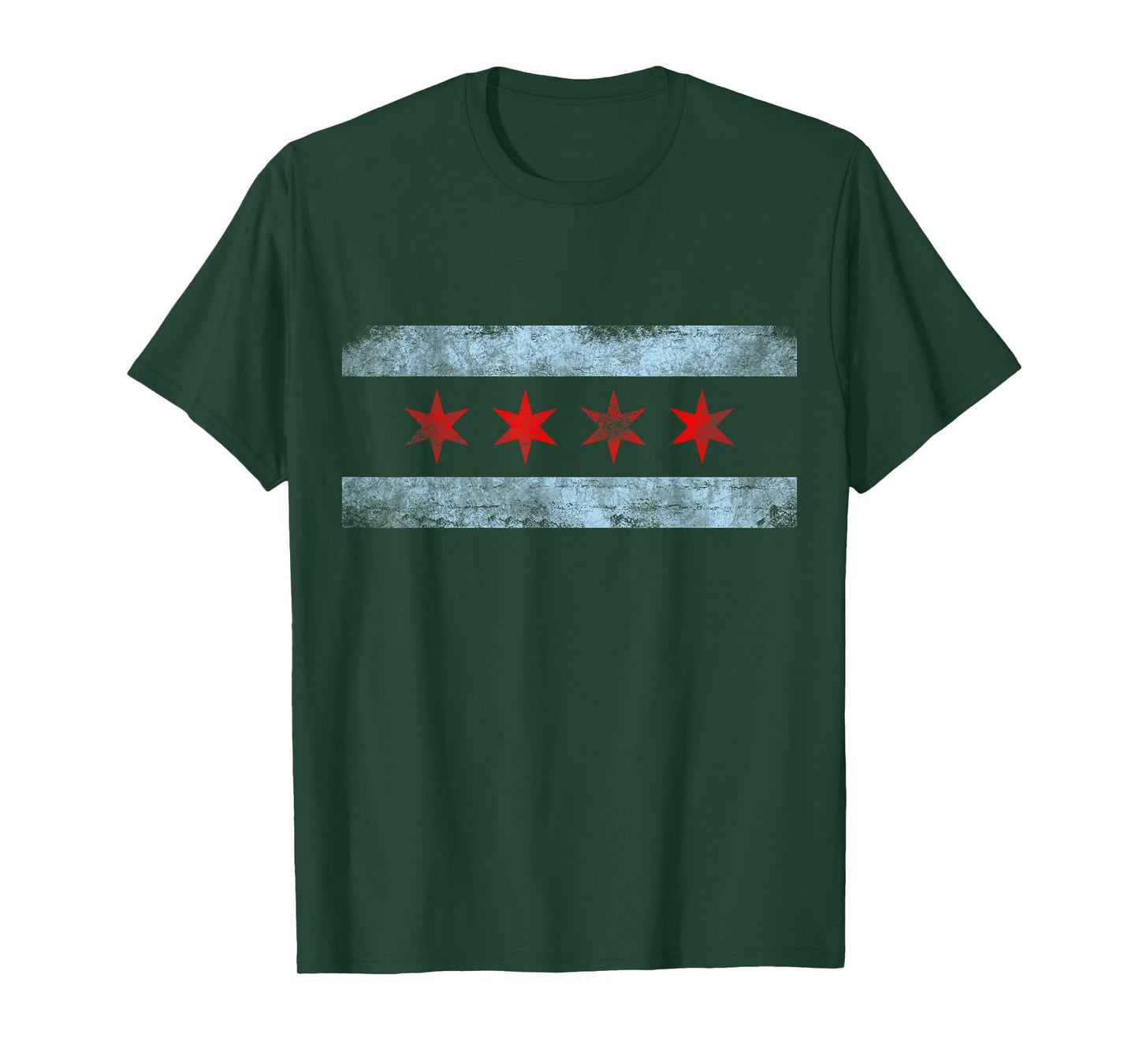 Chicago Flag Vintage T-Shirt T-Shirt
