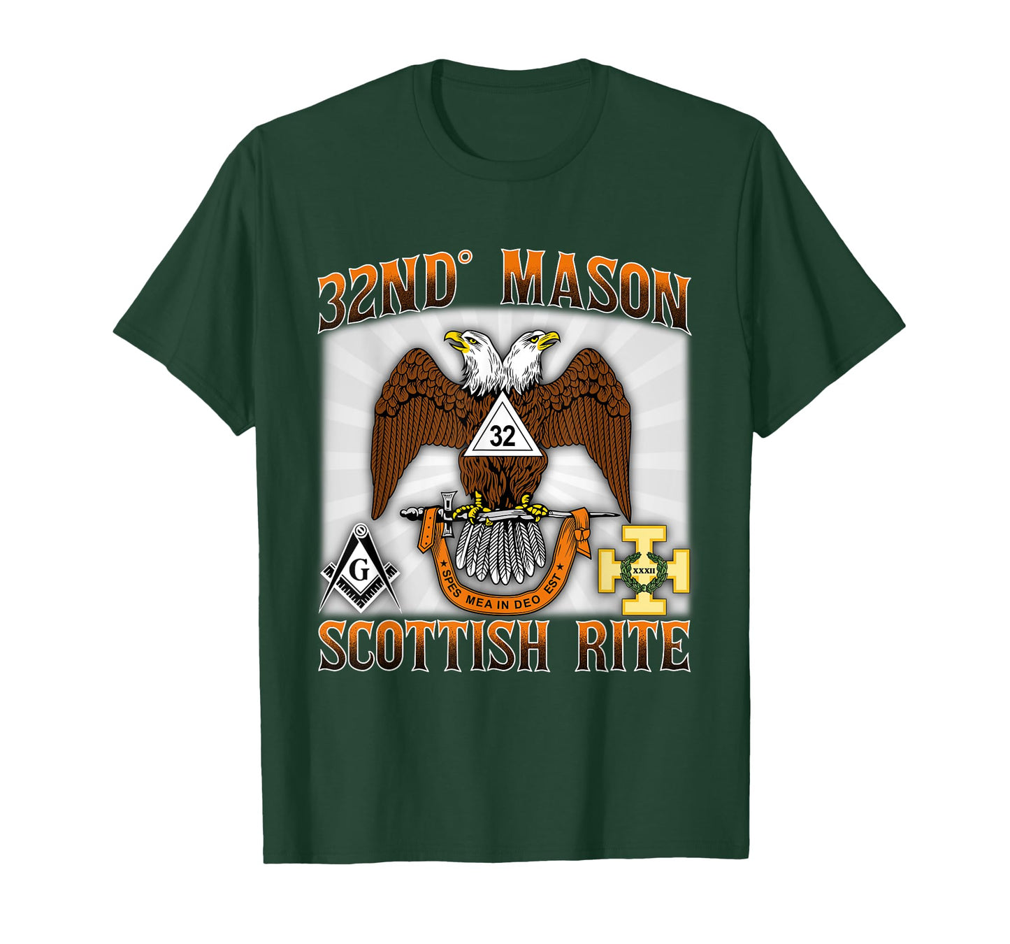 Scottish Rite Mason 32nd Masonic 32 AASR WD Valley Old Style T-Shirt