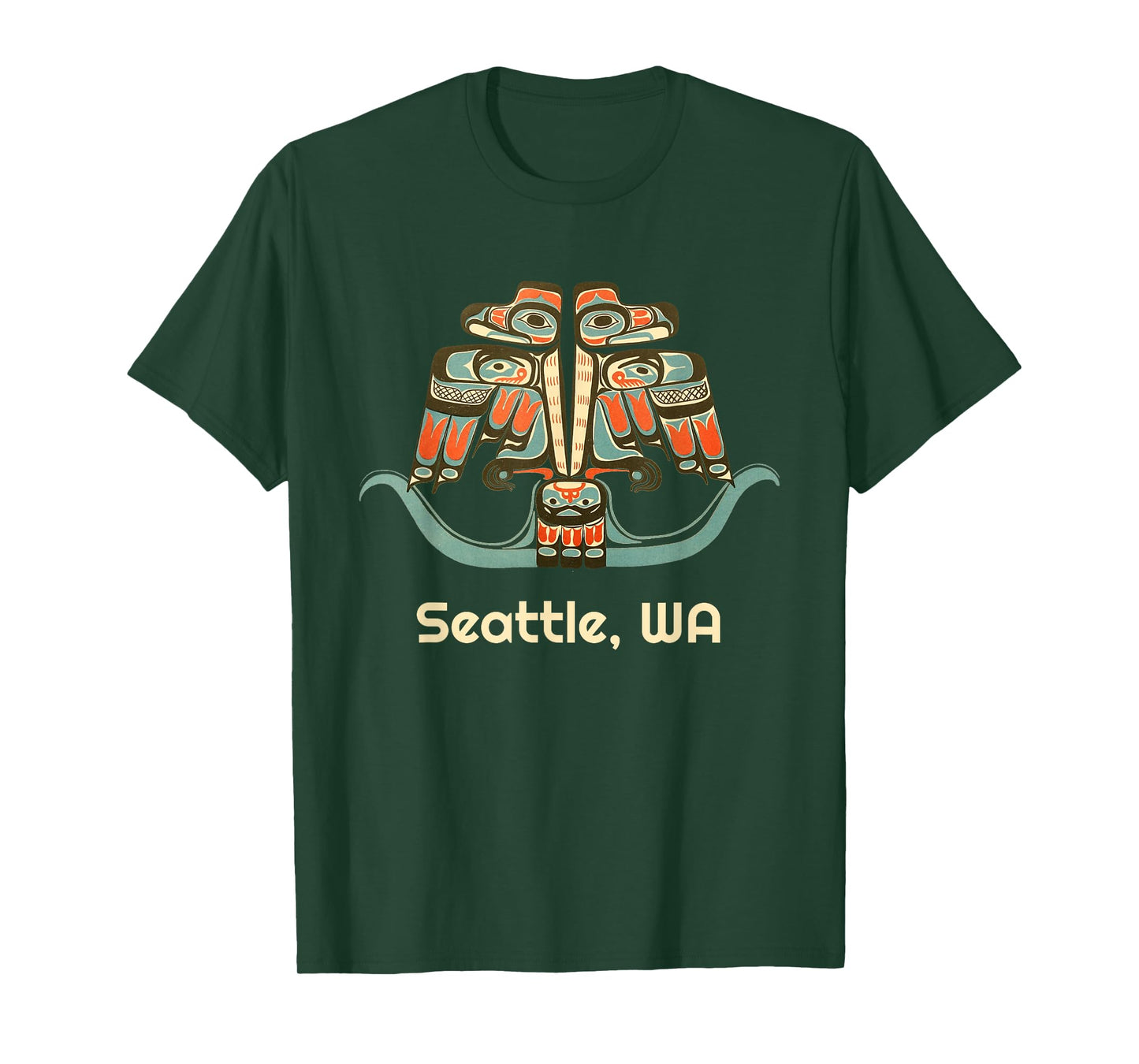 Seattle Washington Thunderbird NW Native Indian American Art T-Shirt