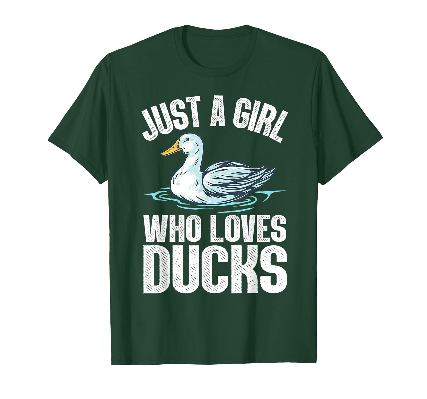 Cool Duck For Women Girls Rubber Duck Yellow Mandarin Ducks T-Shirt