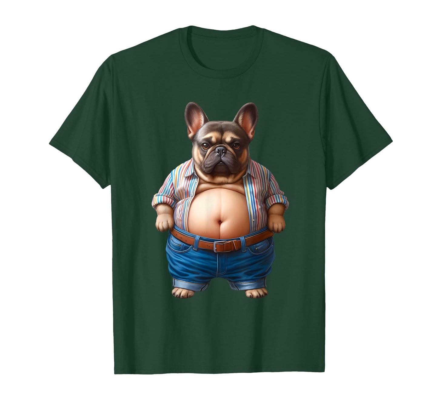 Hilarious Chunky French Bulldog Tee for Fat Dog Lovers T-Shirt
