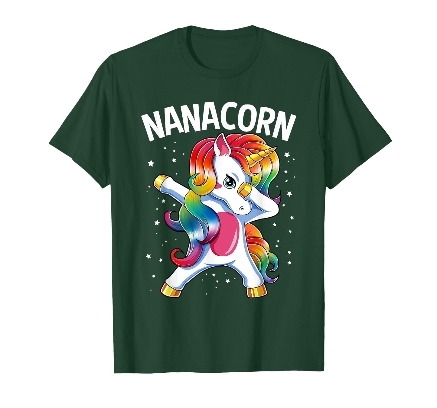 Nanacorn Dabbing Unicorn Nana Mother's Day T-Shirt