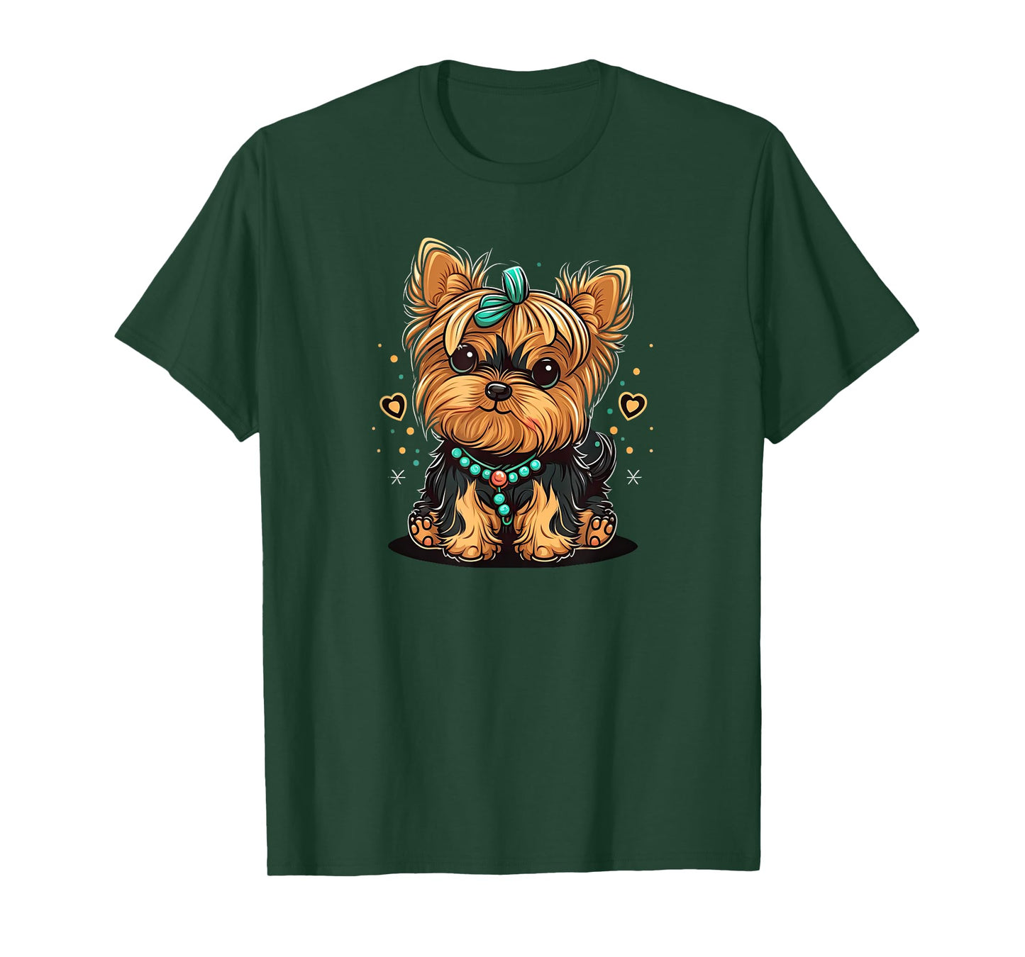 Funny Yorkshire Terrier Cute Puppy T-Shirt