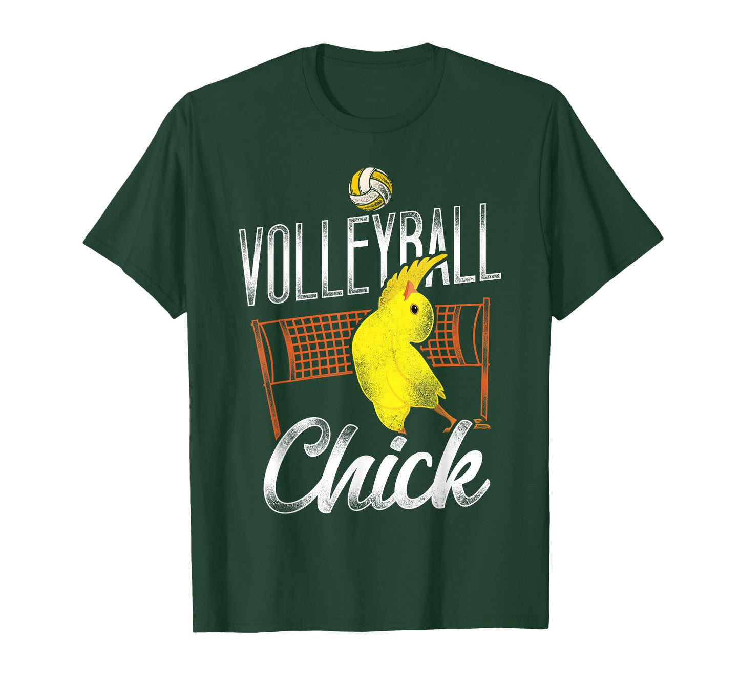 Volleyball Player Team Chicken Vintage Volleyball Chick T-Shirt