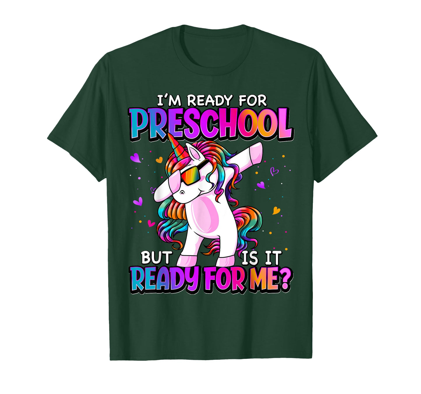 I'm Ready For Preschool Shirt Back To School Preschool Girls T-Shirt