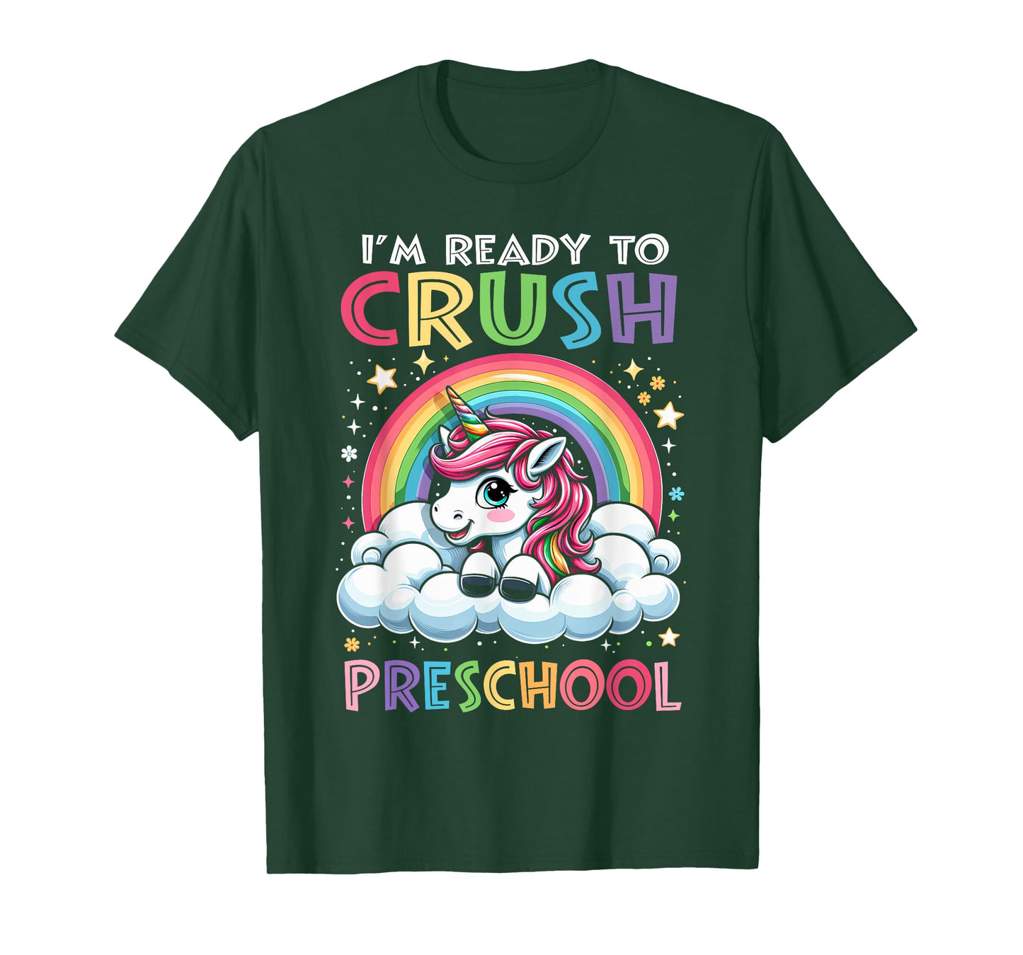 I'm Ready To Crush Preschool Back To School Pre K Girl T-Shirt