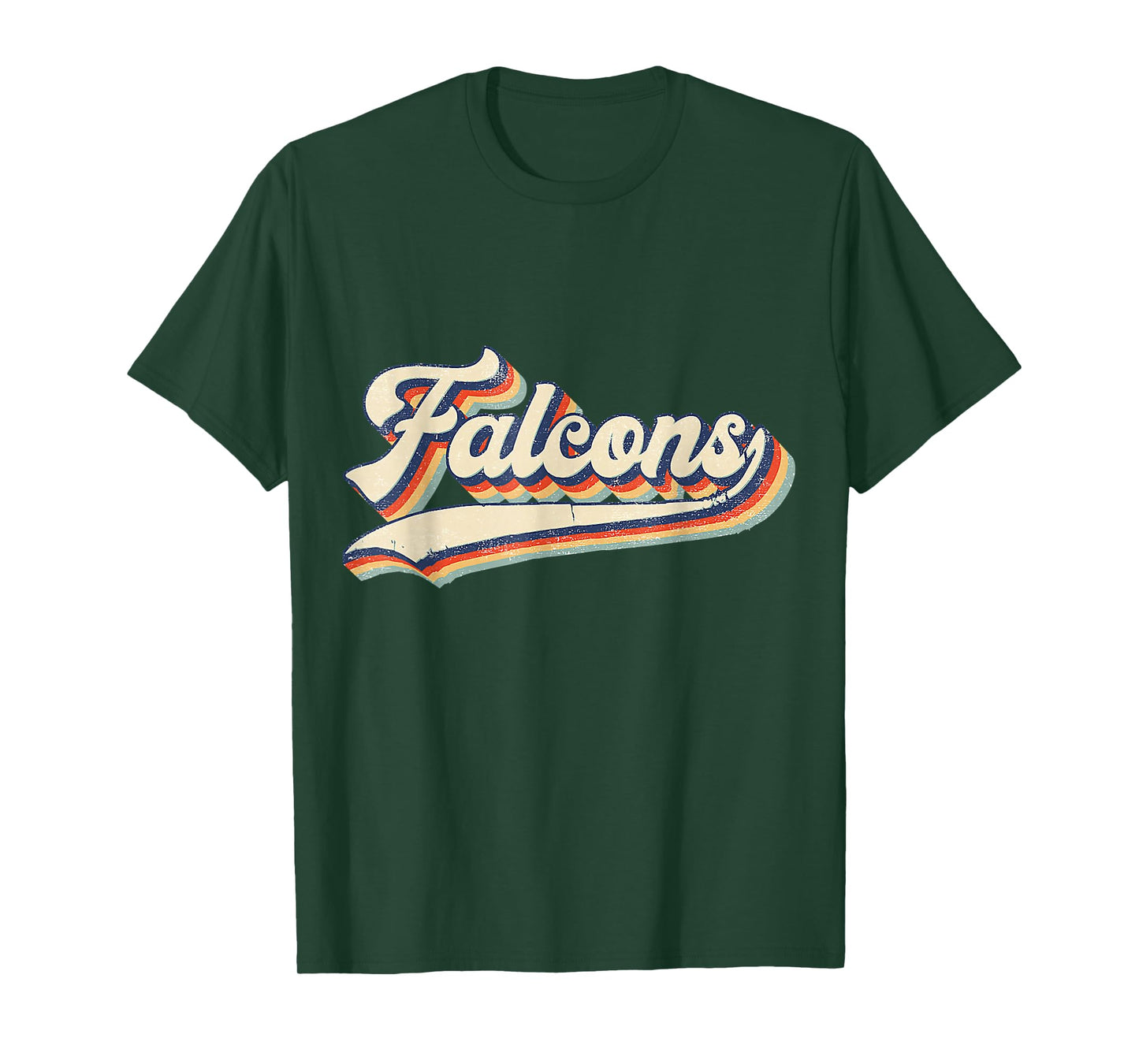 Falcons Sports Name Vintage Retro For Men Women Boy Girl T-Shirt