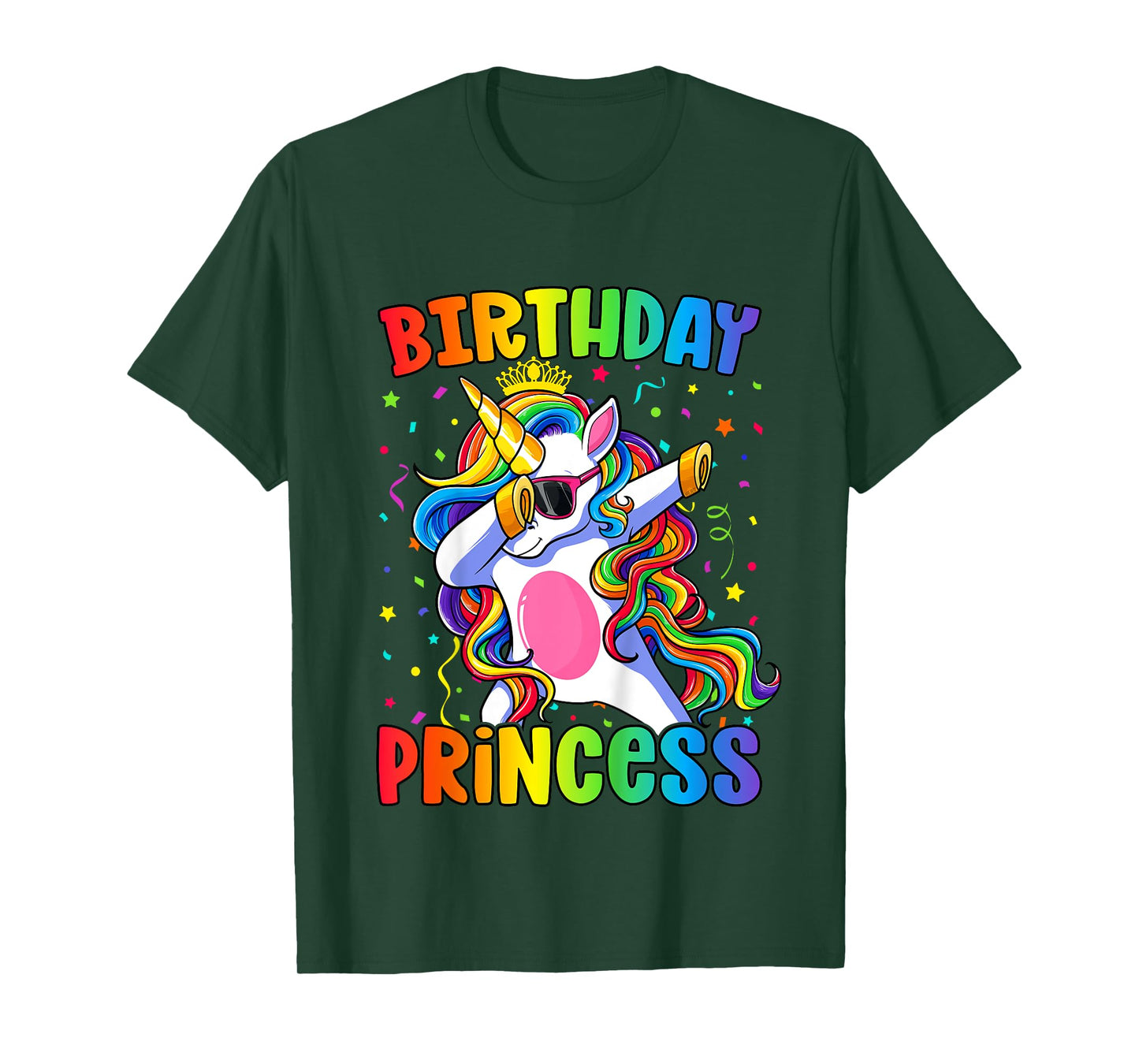 Birthday Princess Shirt Girl Unicorn Birthday T-Shirt