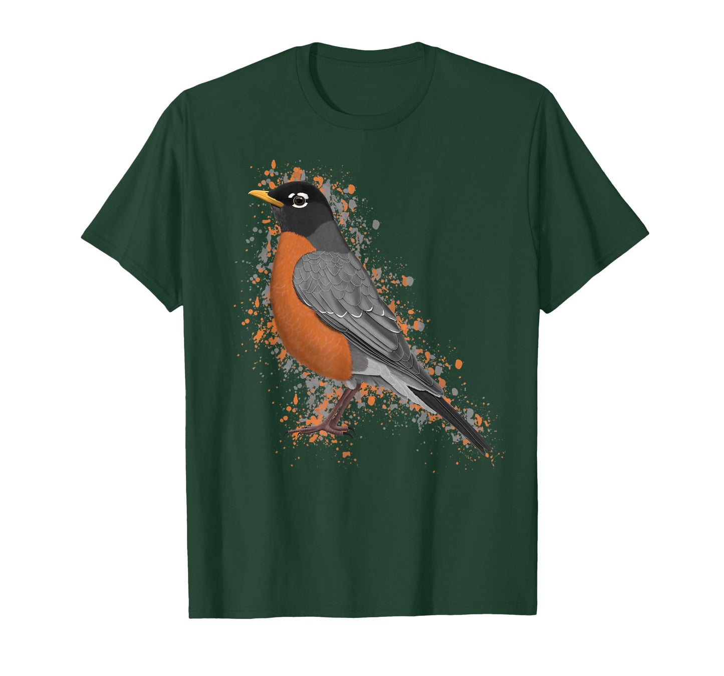 American Robin Bird Birder Birdlover Birdwatcher Animal T-Shirt
