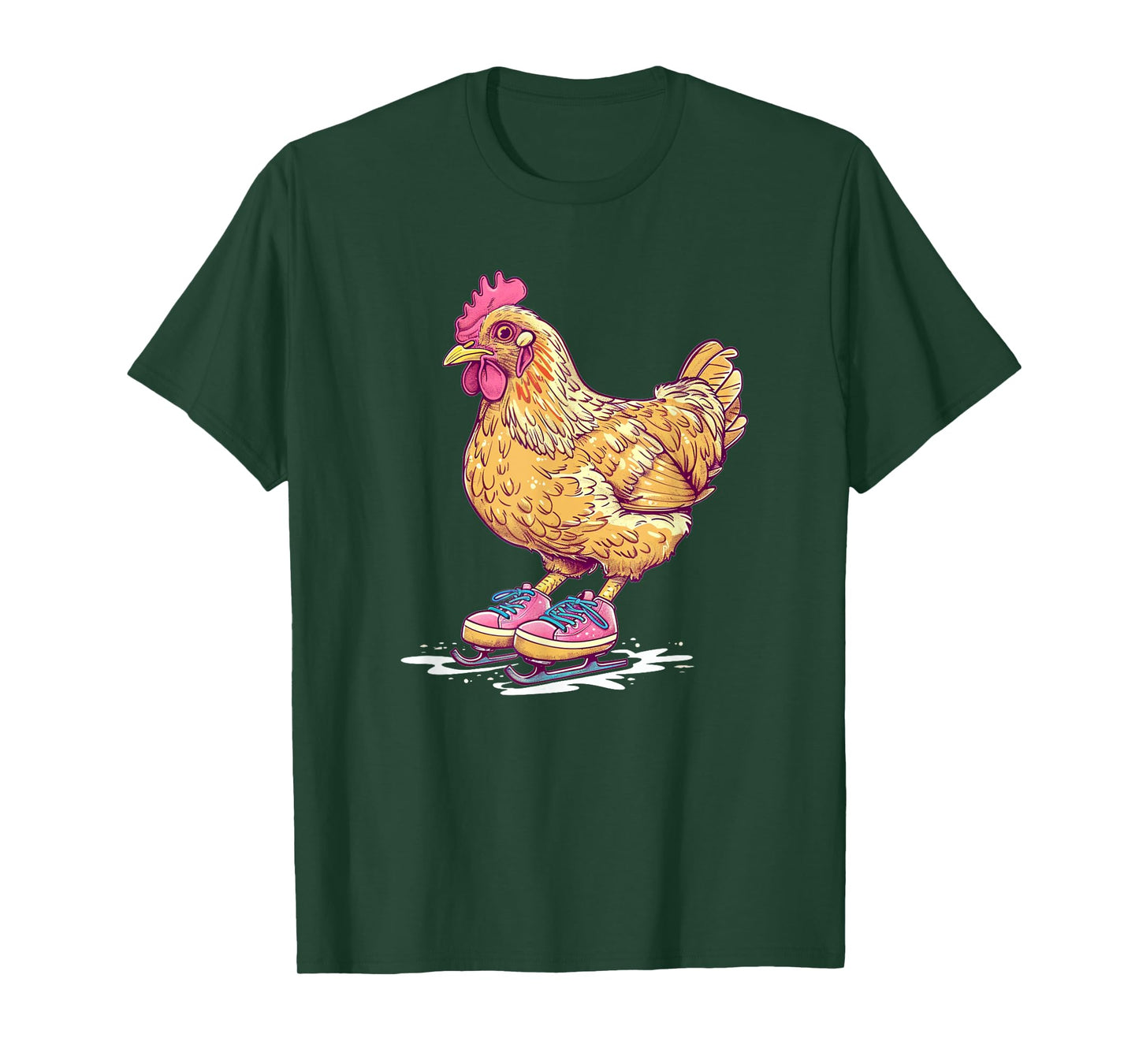 Fun Ice skating Shoes Animal Outfit T-Shirt
