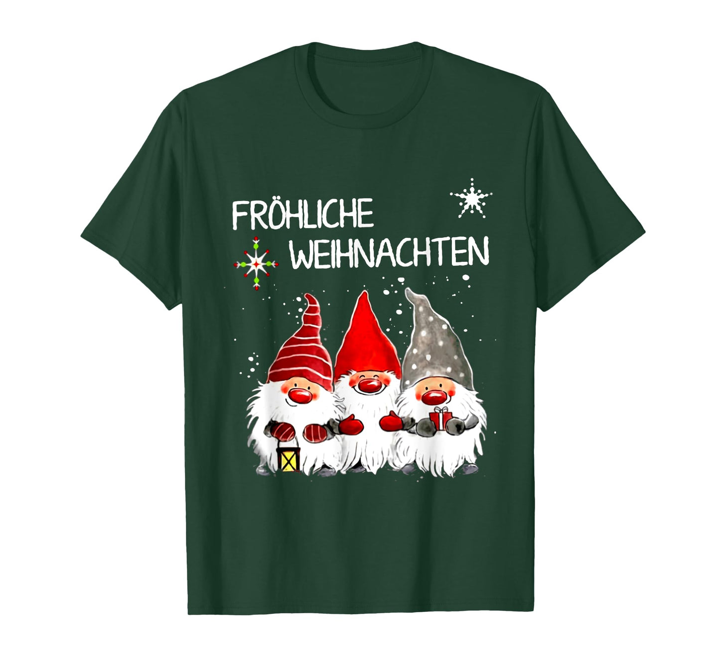 Gnomes Frohliche Weihnachten Funny Christmas T-Shirt