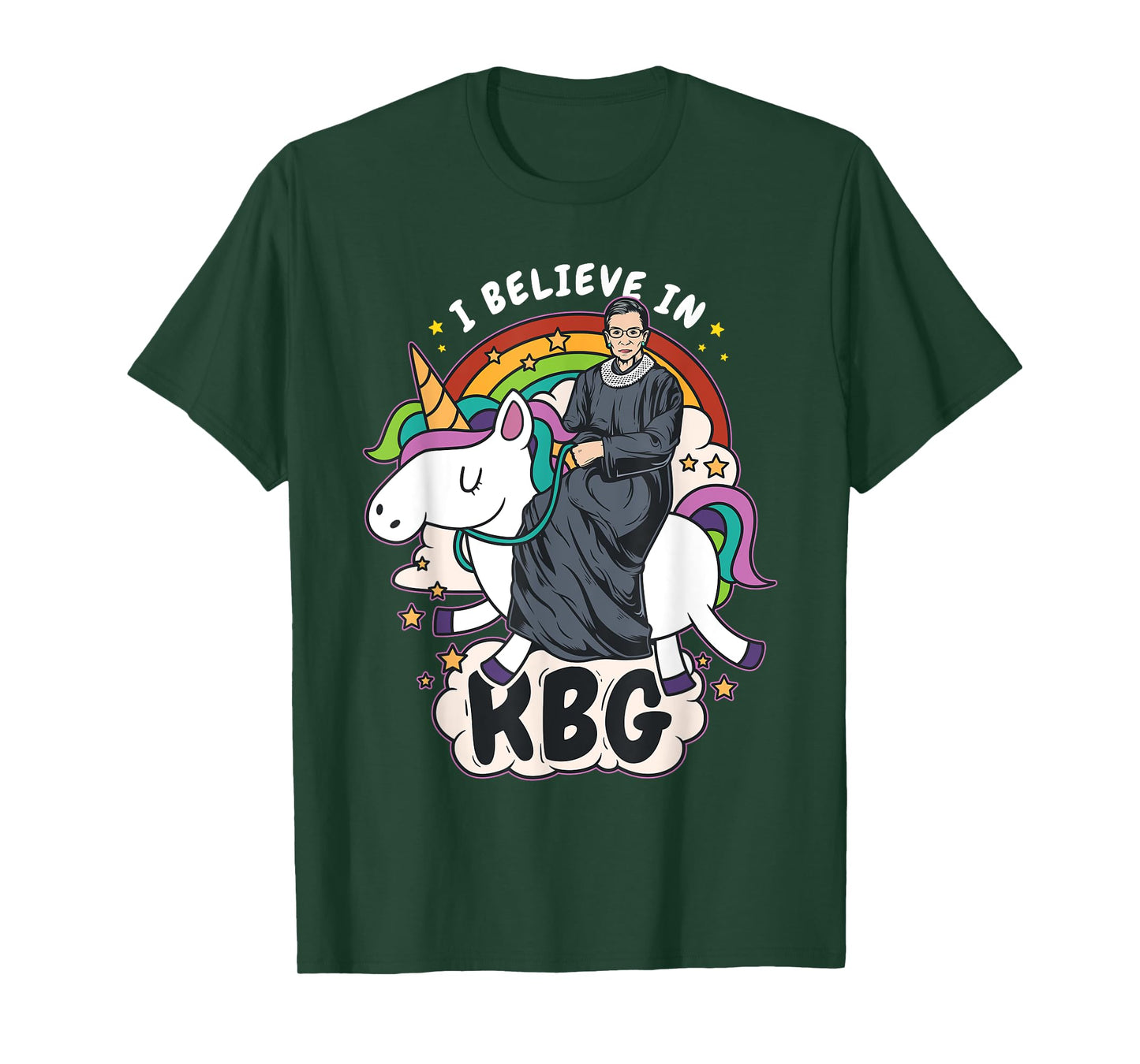 I Believe In RBG Unicorn Feminist T-Shirt T-Shirt