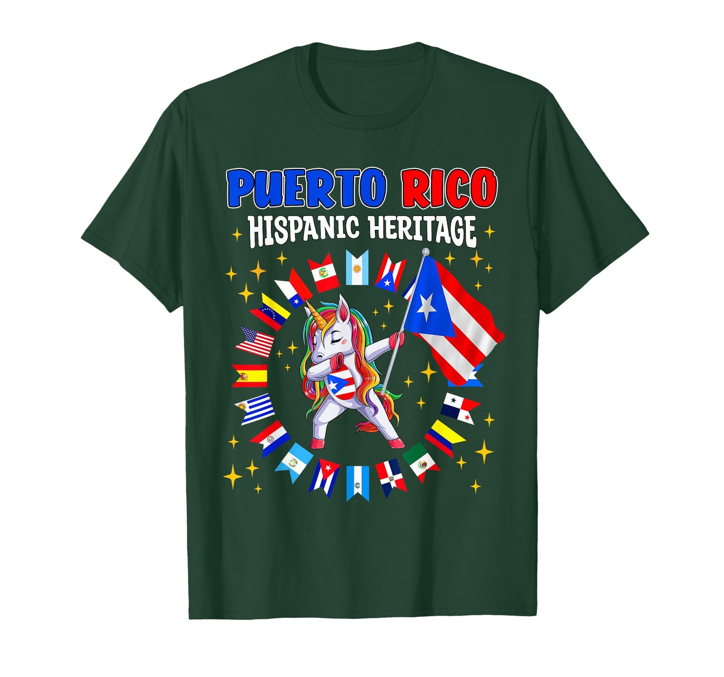 Hispanic Heritage Month Puerto Rico kids boys girls toddler T-Shirt