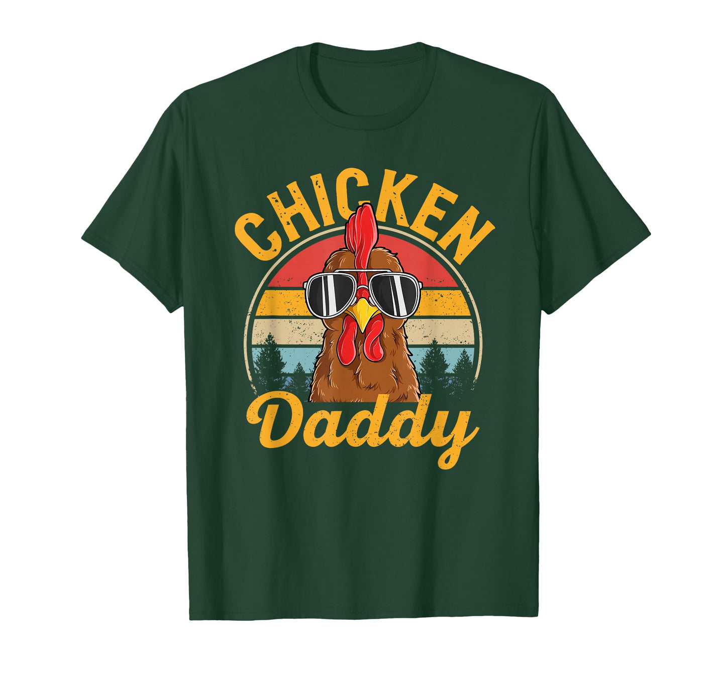 Chicken Daddy Men Farmer Funny Hen Chicken Dad T-Shirt