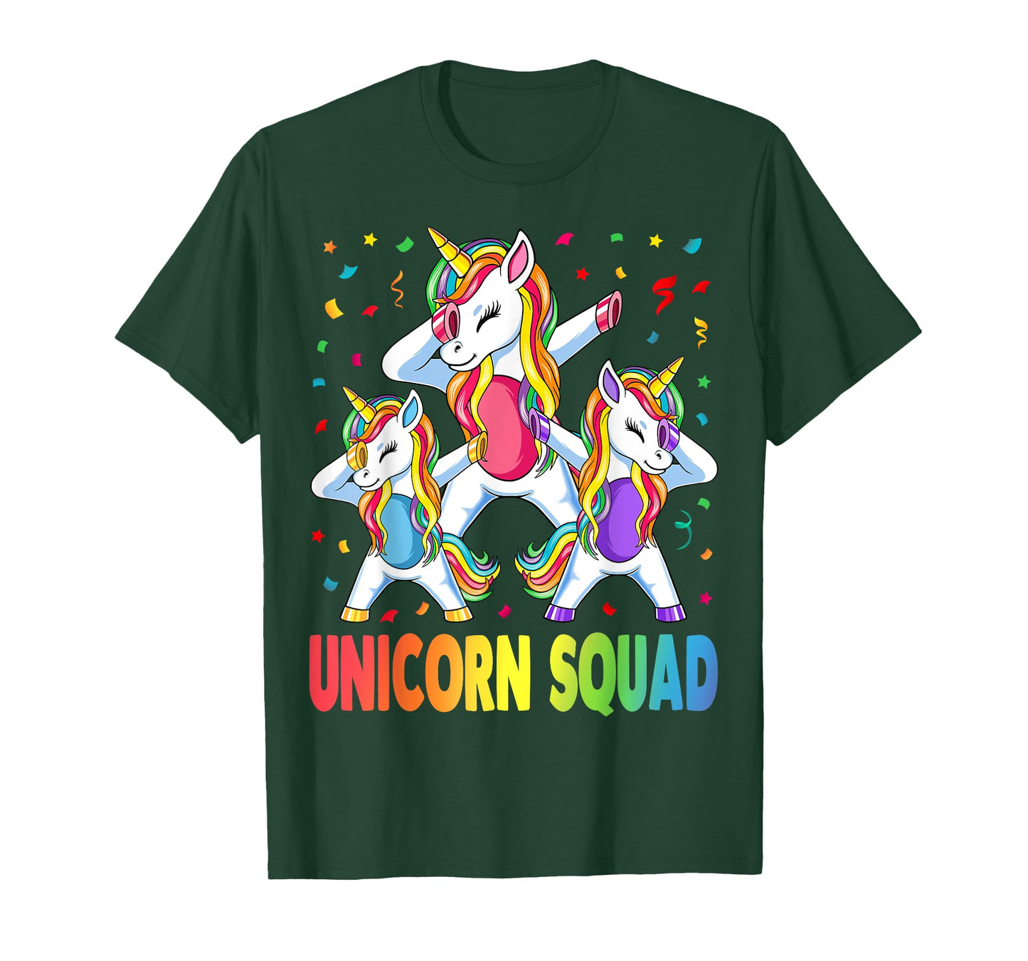 Unicorn Squad Shirt, Unicorn T-Shirt Gifts T-Shirt, Black