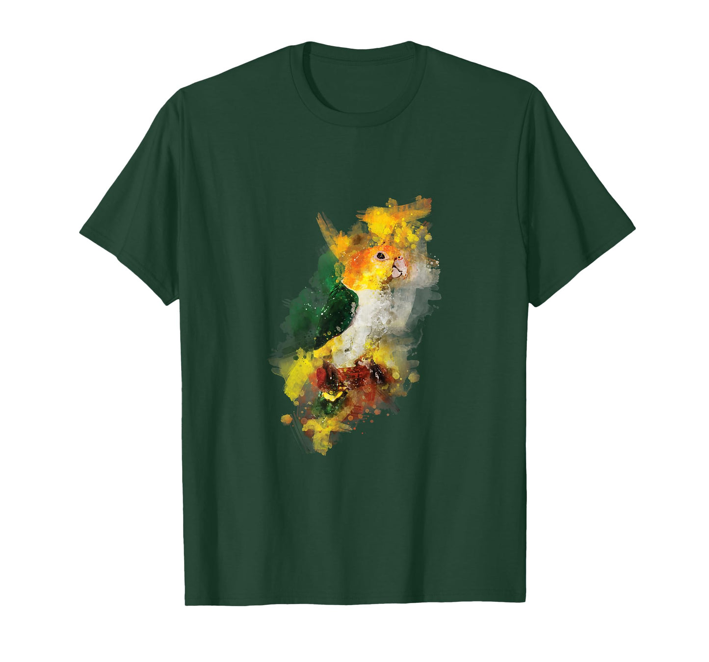 Watercolor Caique Parrot T-Shirt