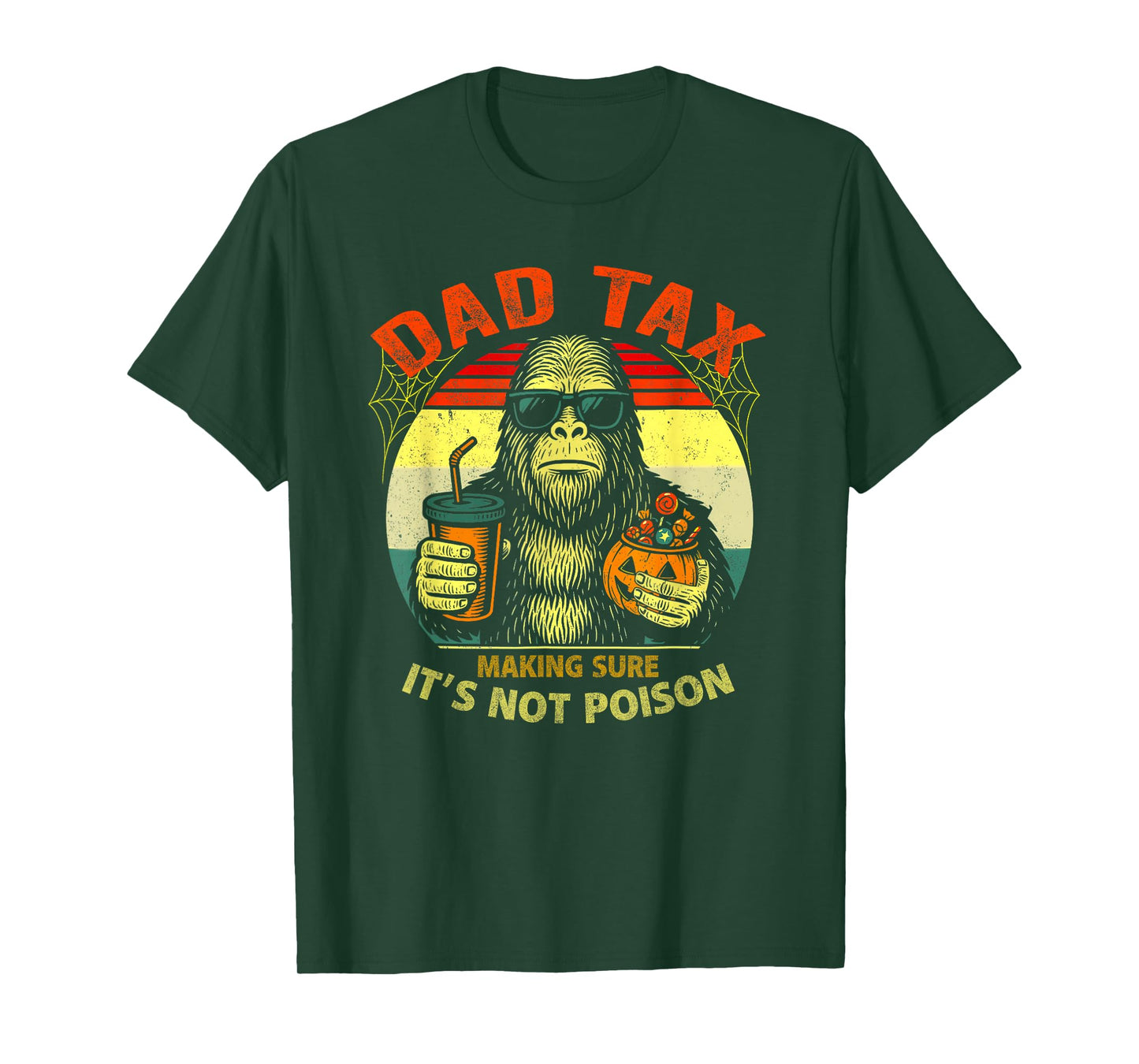 Skeleton Papa Halloween Dad Tax Making Sure Not Poison T-Shirt